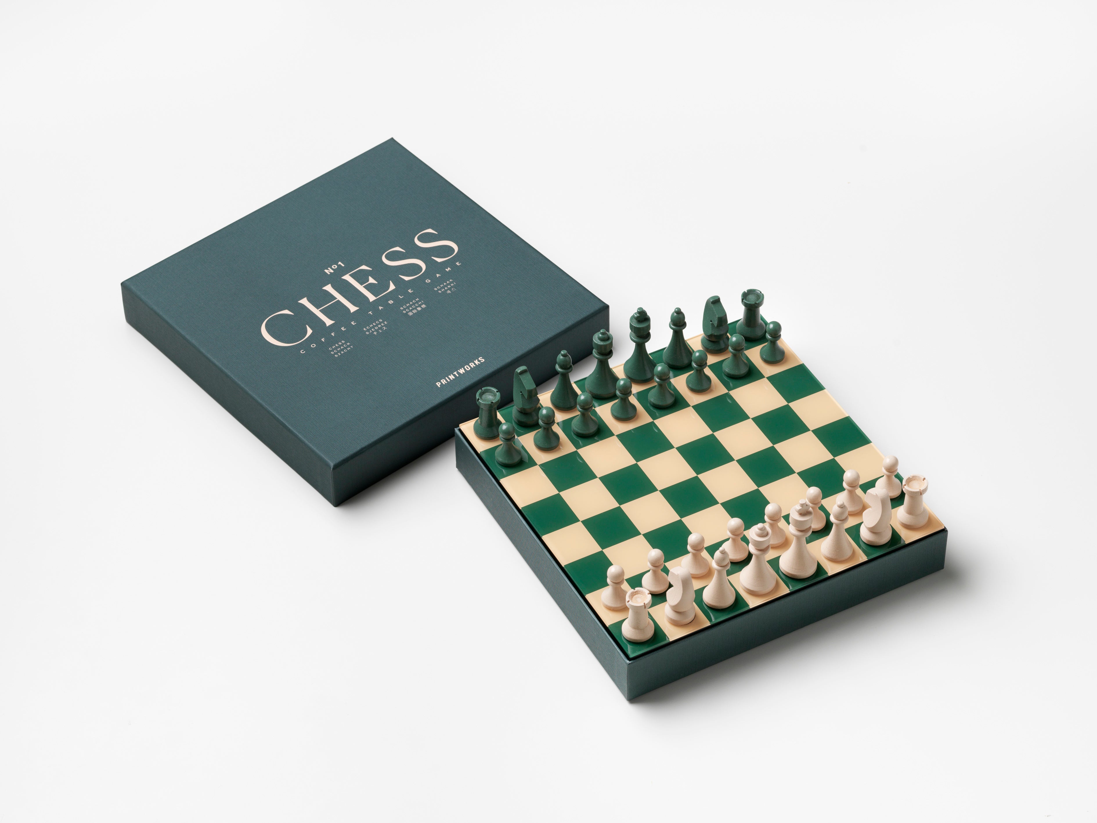 Schachspiel CHESS CLASSIC grün