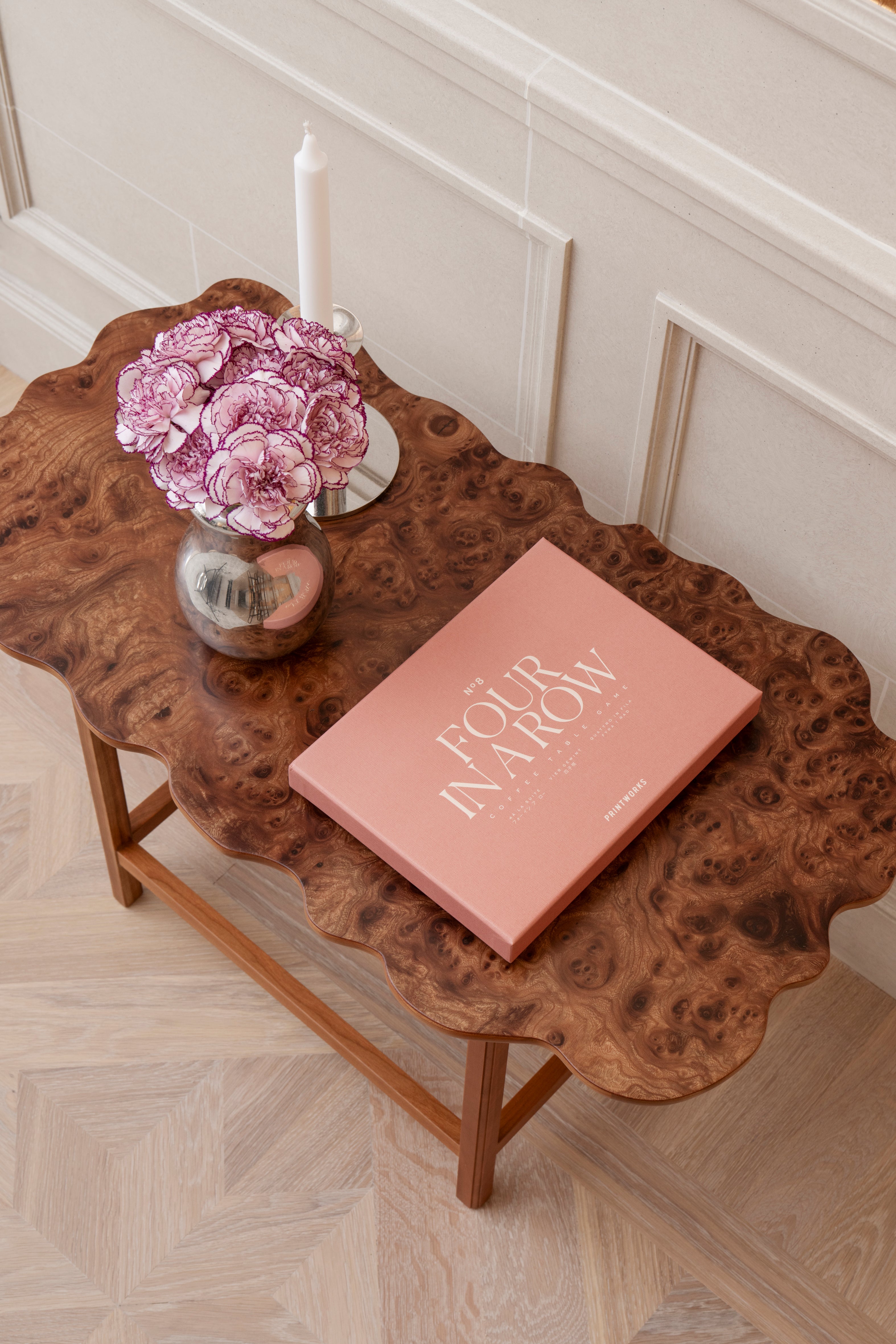 FOUR IN A ROW Strategic Game Pink