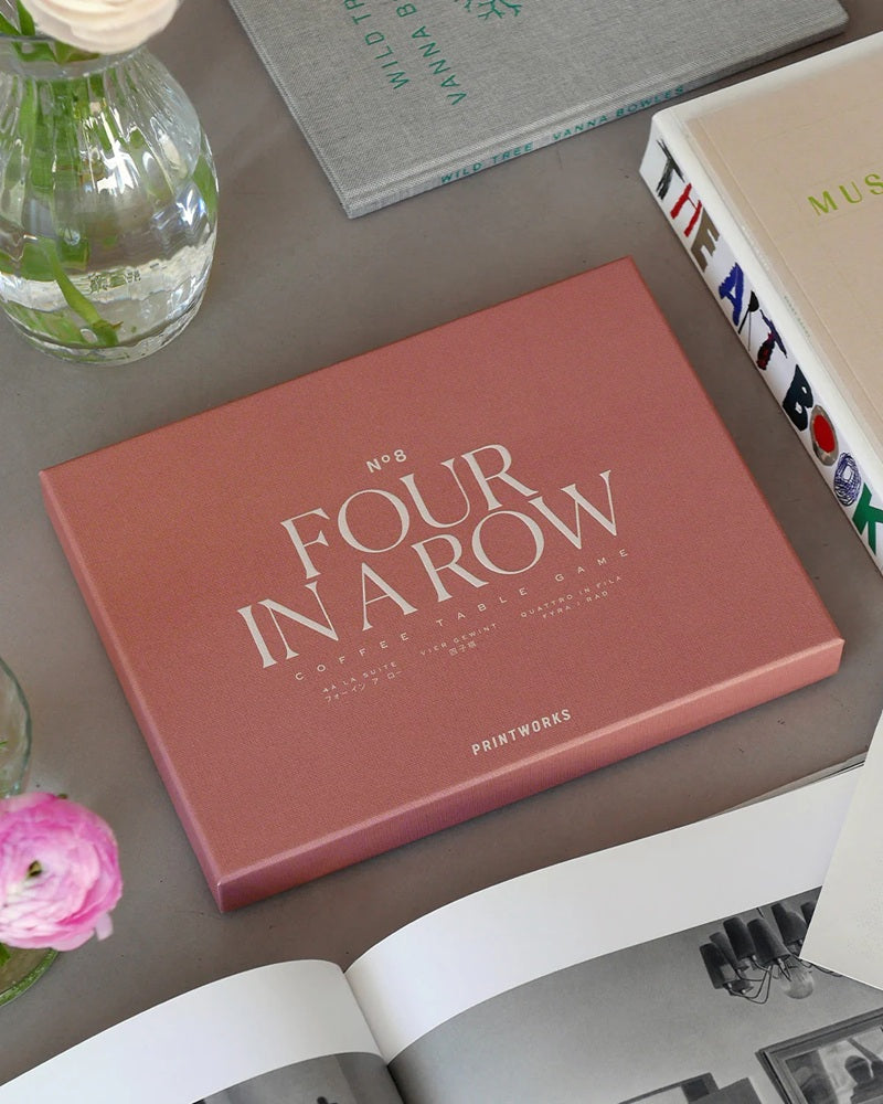 FOUR IN A ROW Strategic Game Pink