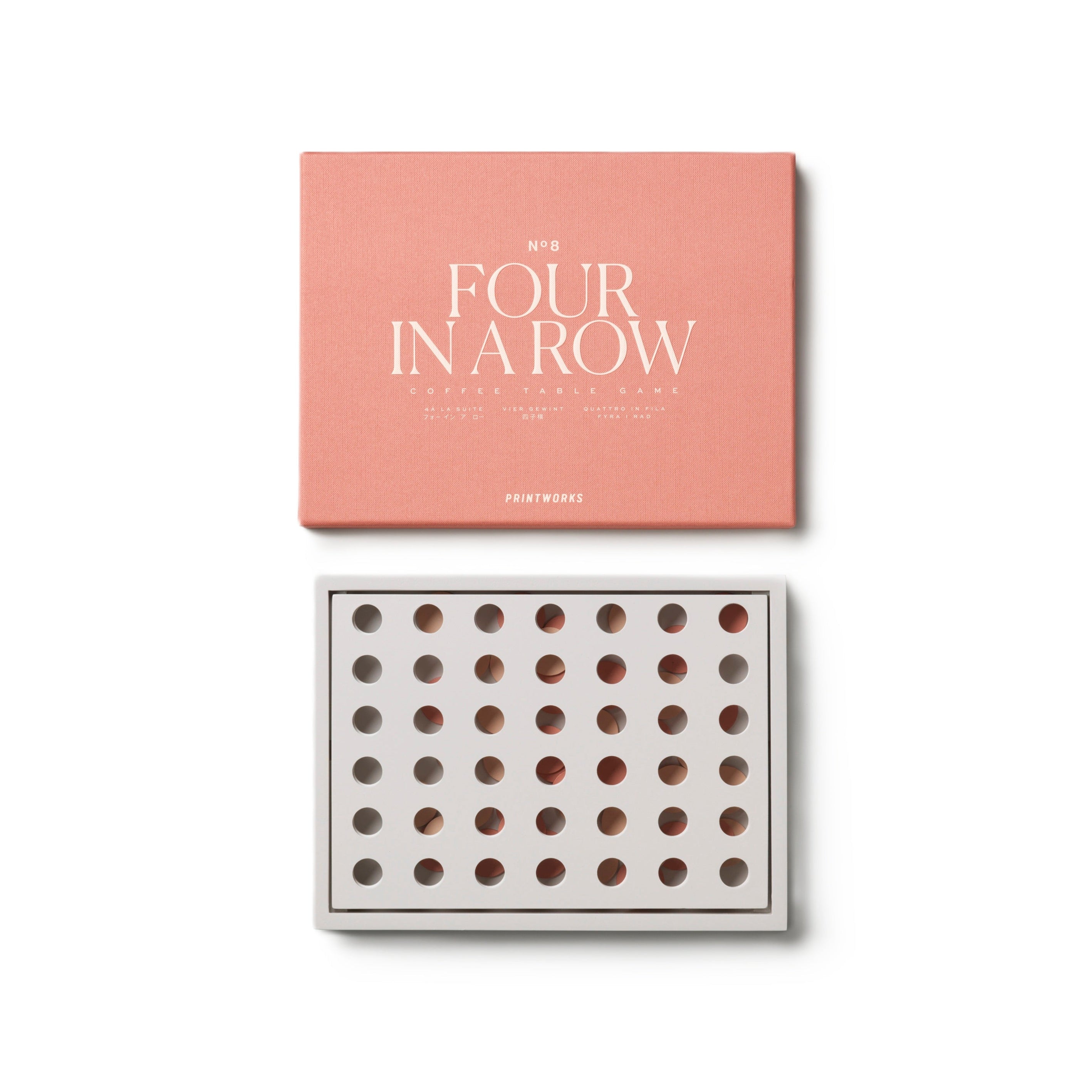 FOUR IN A ROW Strategic Game Pink