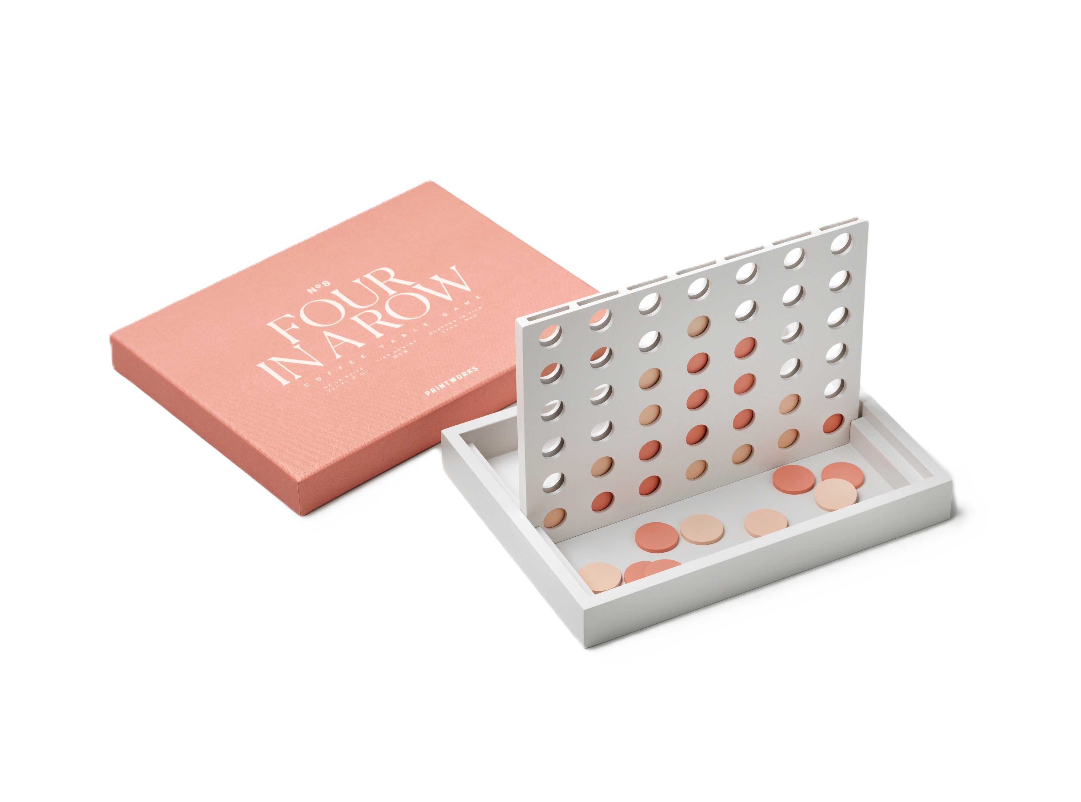 FOUR IN A ROW Strategic Game Pink