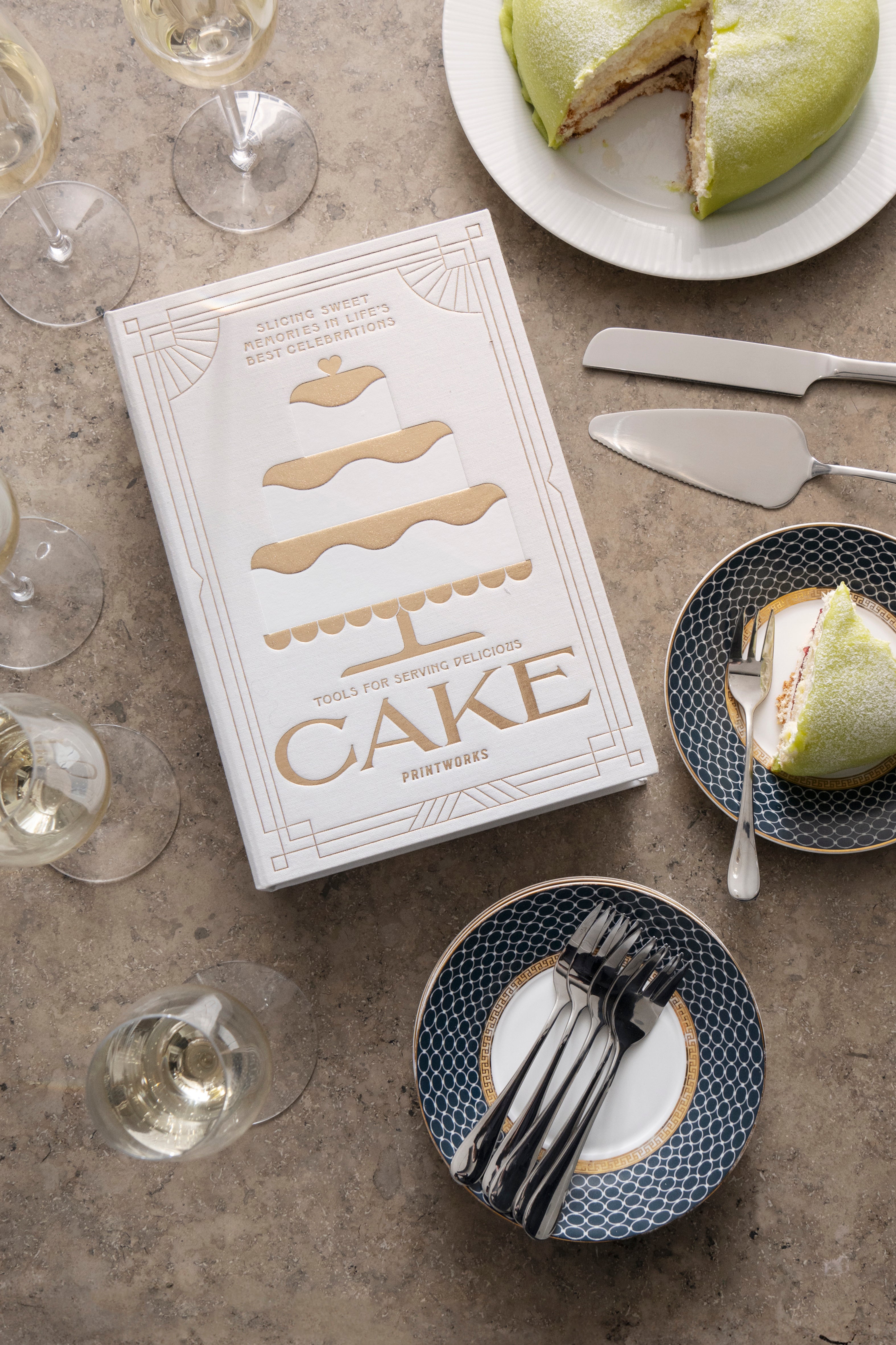 Servier-Set für Kuchen CAKE TOOLS beige