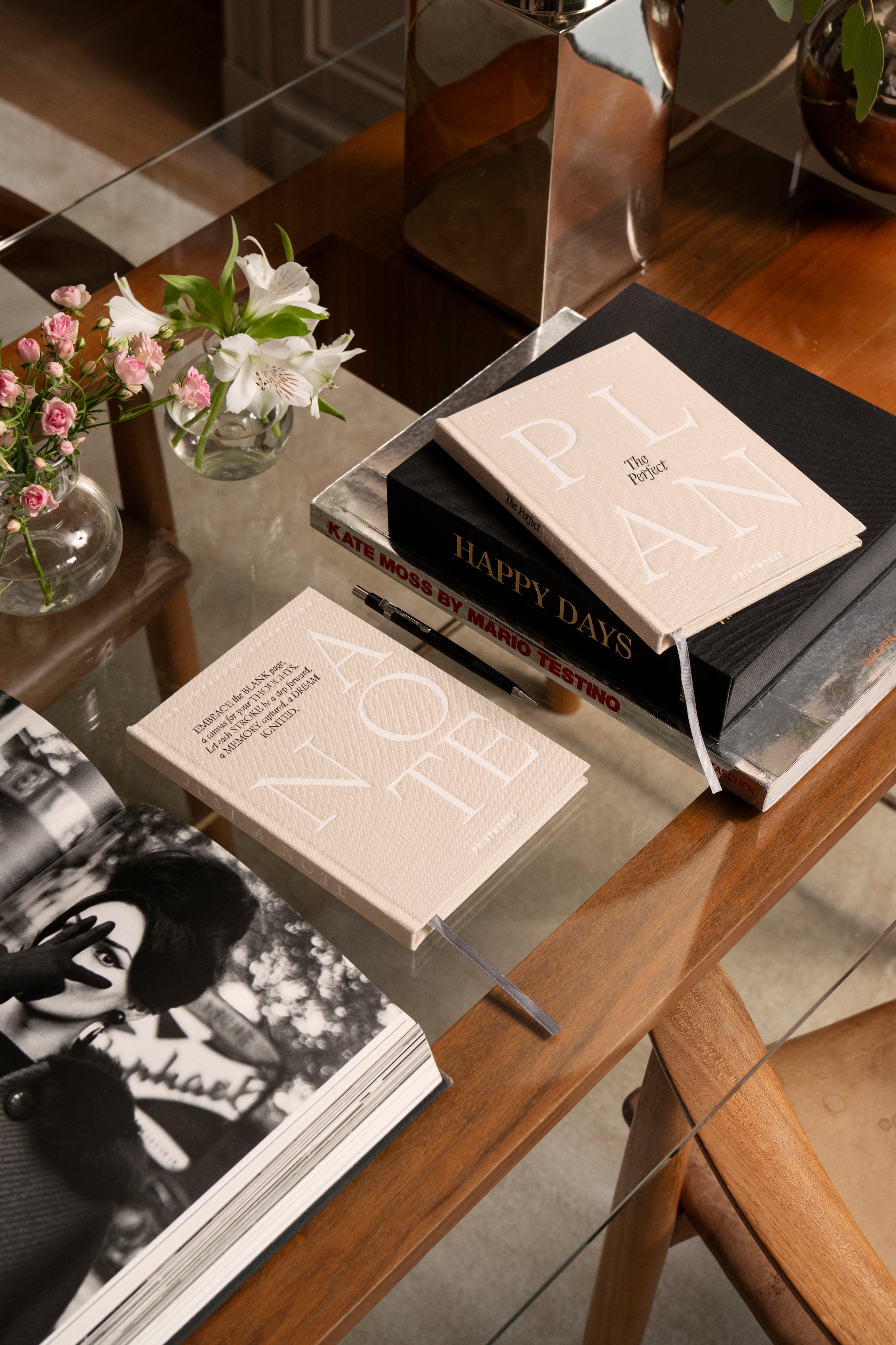 Weekly Planner THE PERFECT PLAN beige with white [Ewelina] [Amelia spr]