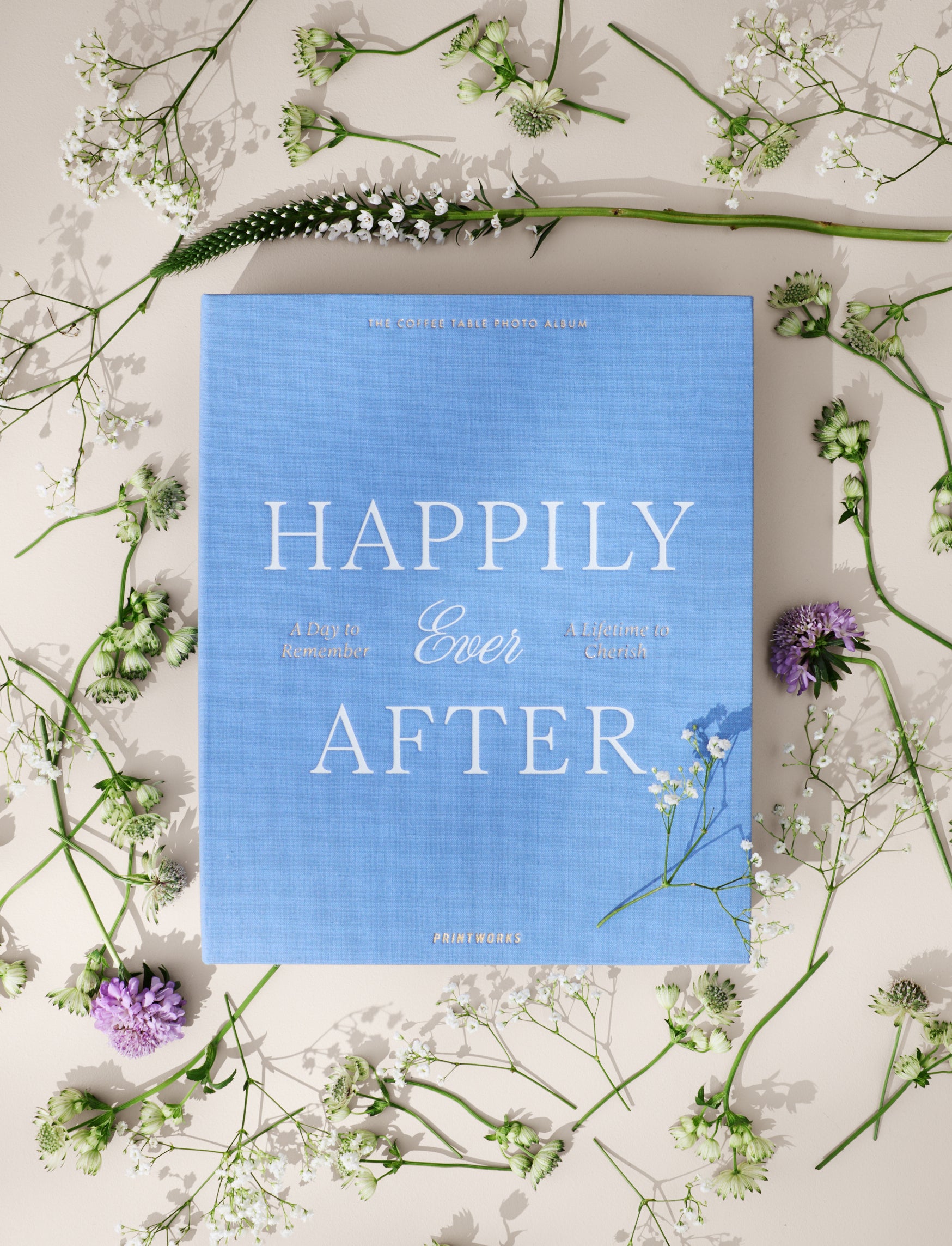 Fotoalbum HAPPILY EVER AFTER blau