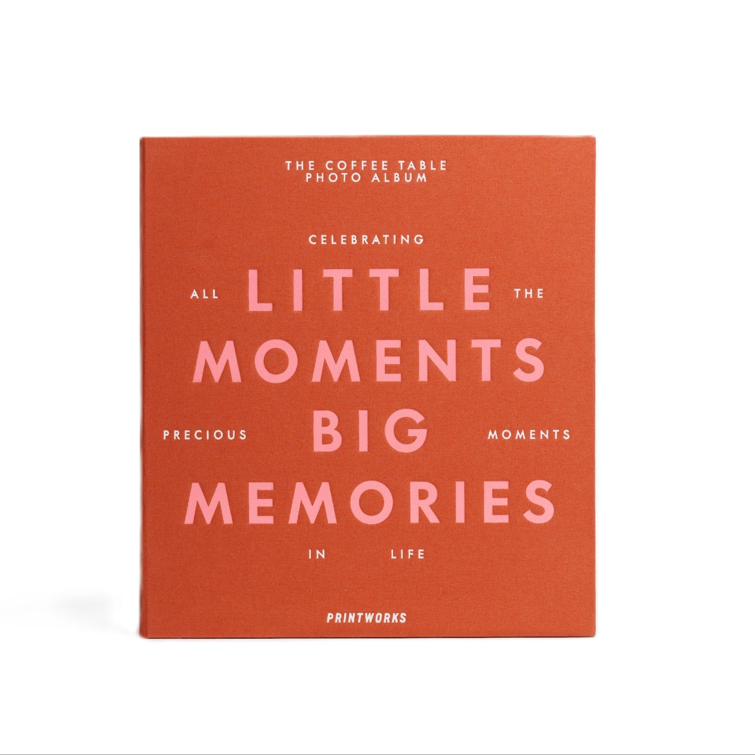 Photo Album LITTLE MOMENTS BIG MEMORIES orange
