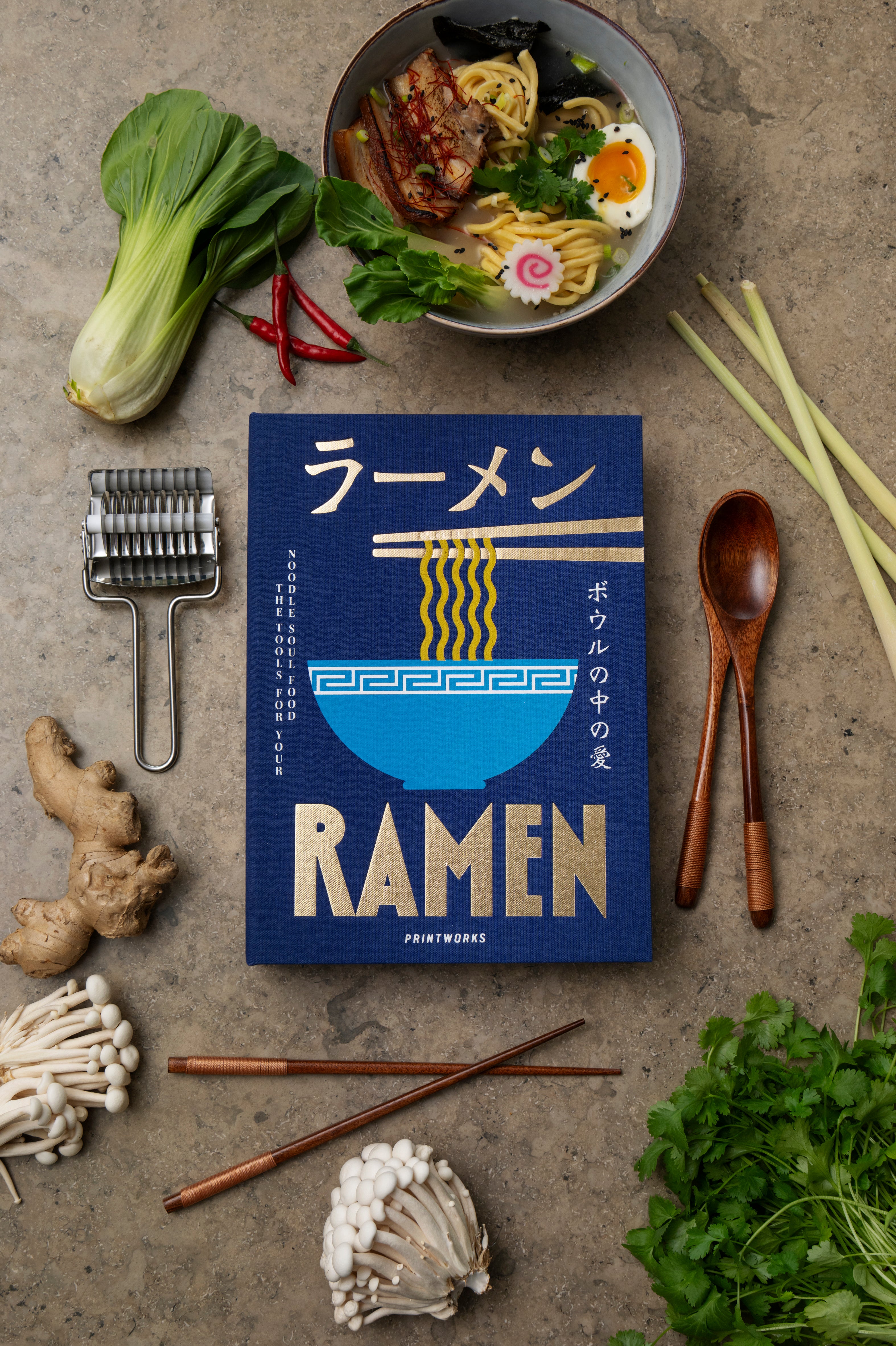 Set für Ramen RAMEN TOOLS granatblau