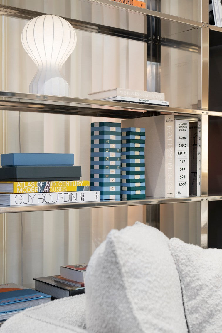 Strategic Yenga Tumbling Tower Blue with Green