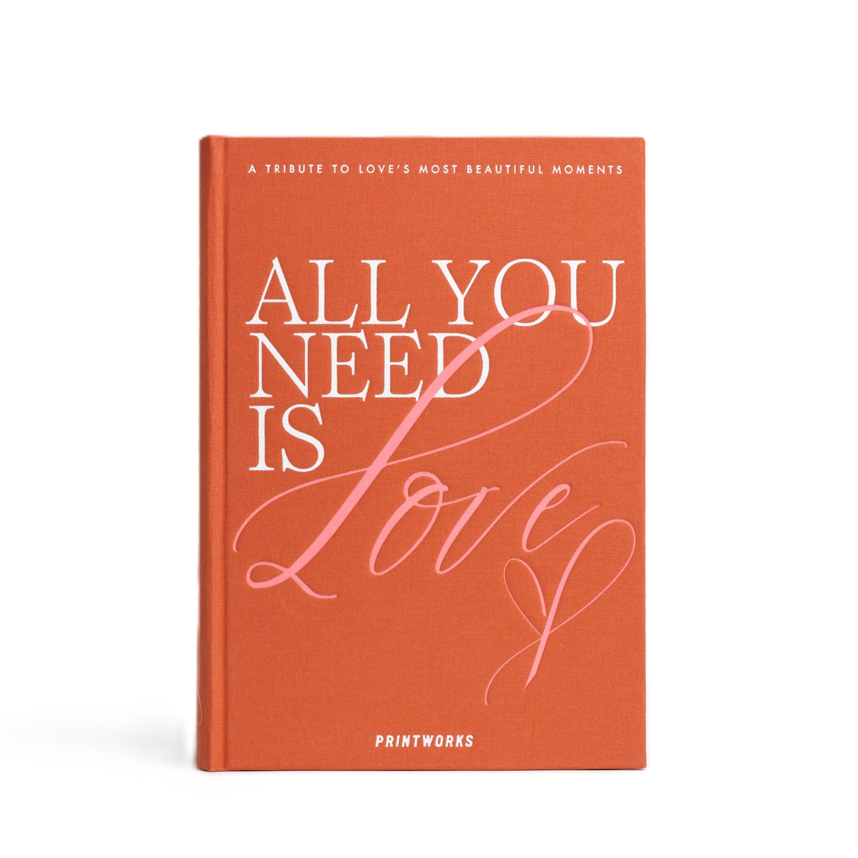 ALL YOU NEED IS LOVE Photo Album Orange