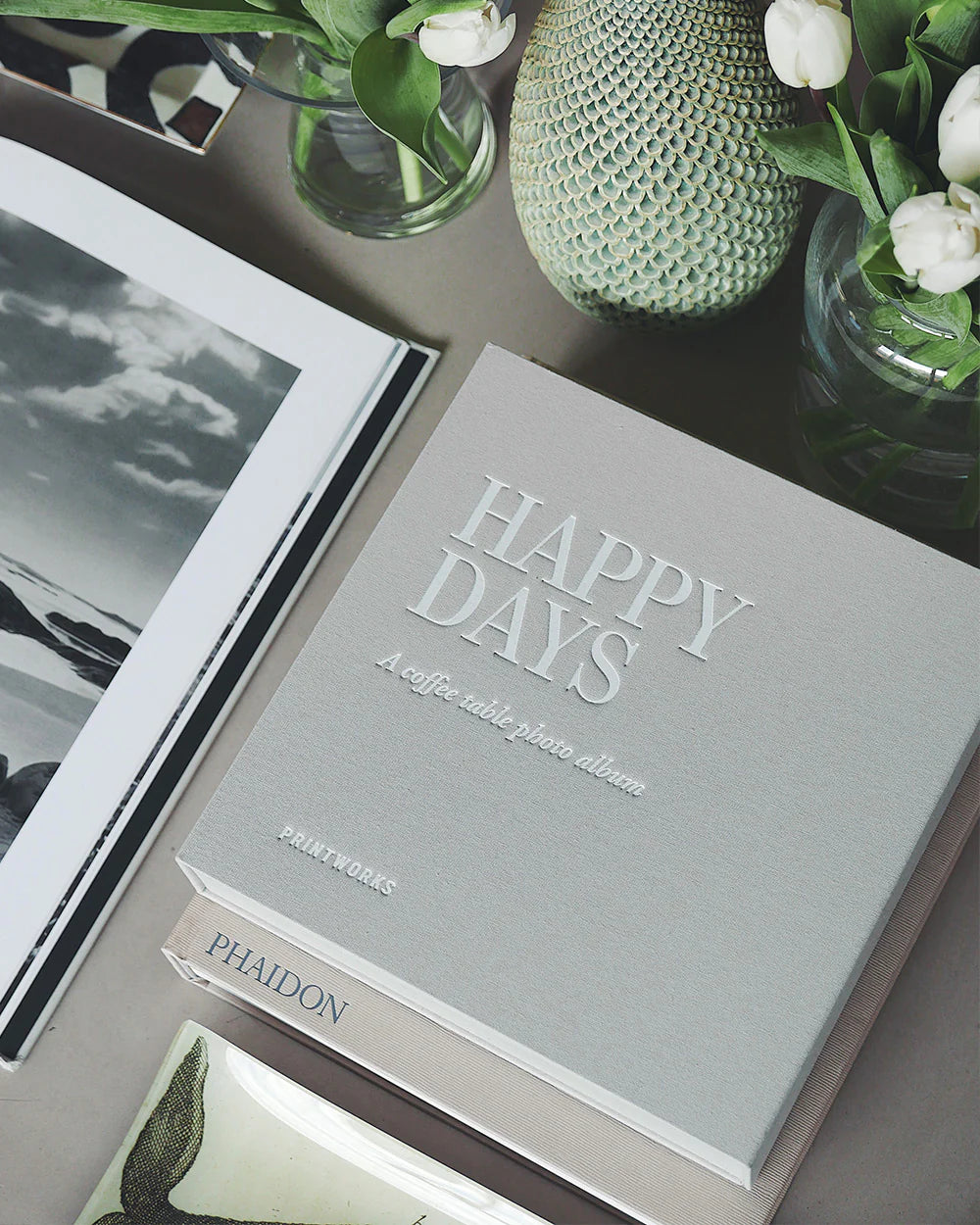Fotoalbum HAPPY DAYS hellgrau