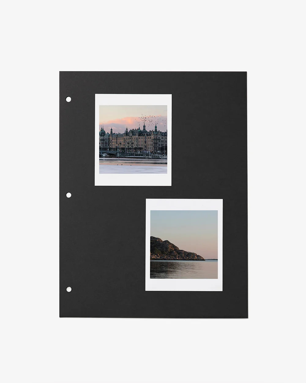 Ergänzungsseiten für das Fotoalbum PHOTO PAPER BLACK schwarz