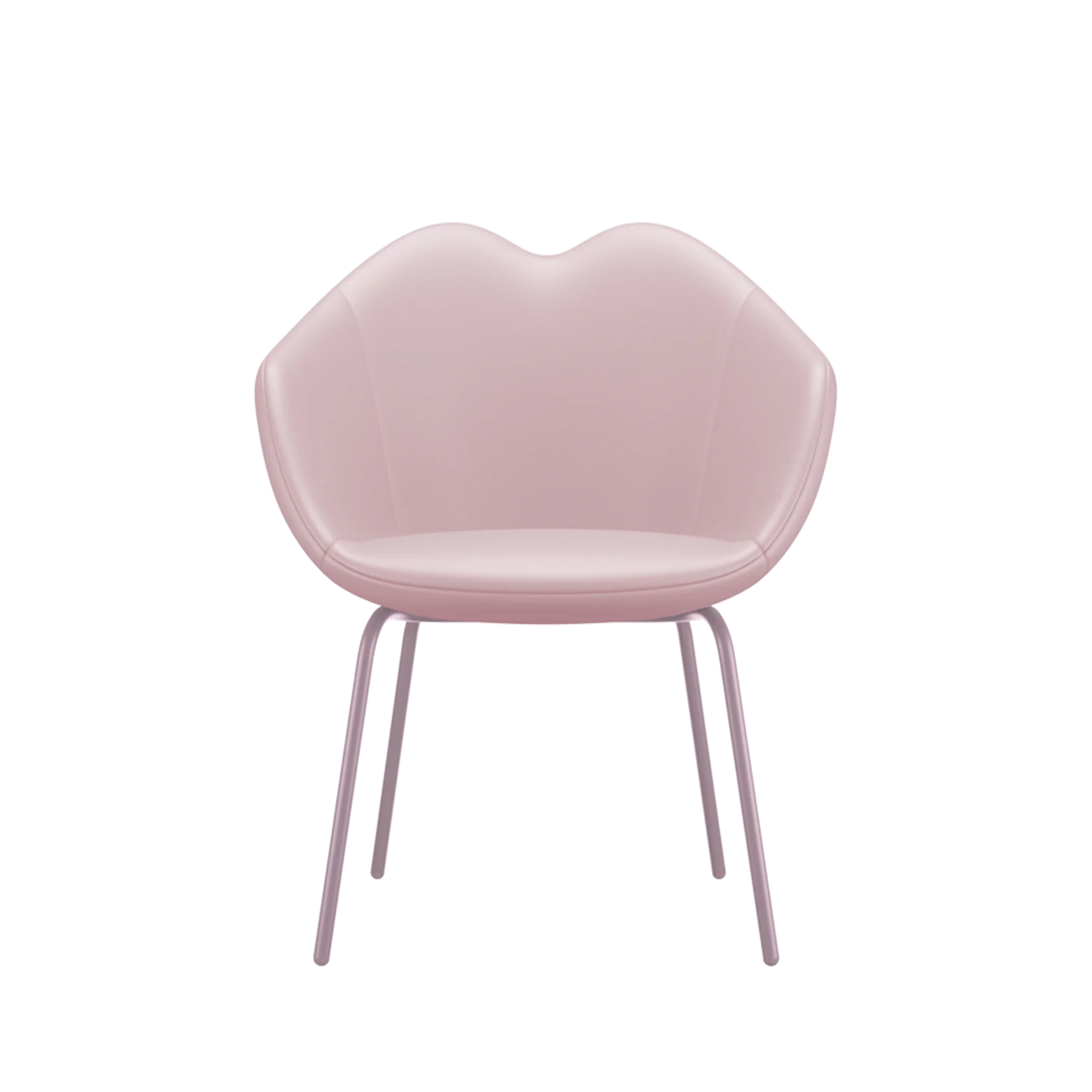 Lederstuhl XOXO rosa
