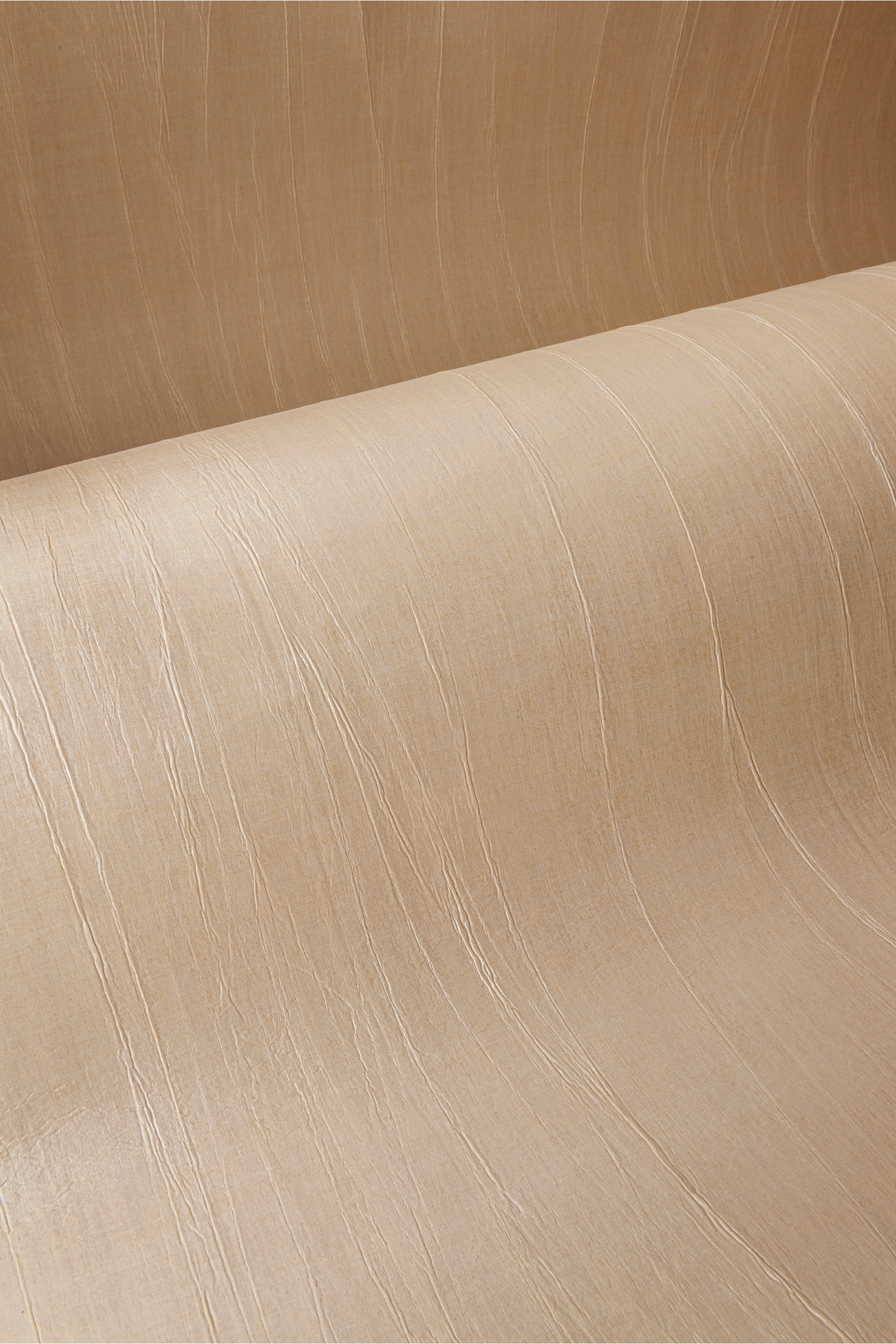 PYXIS pleated wallpaper warm brown
