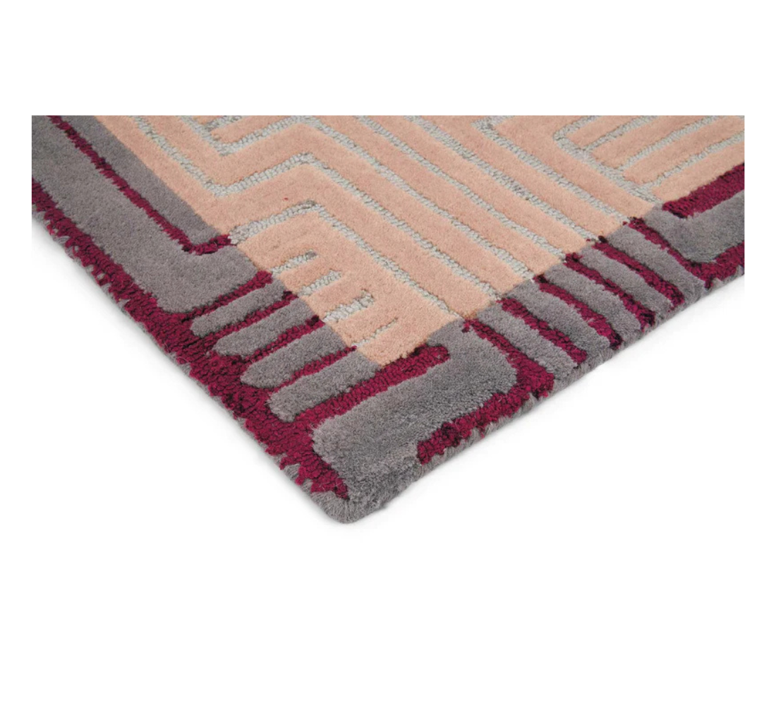 KINMO PINK Teppich rosa [Monika] [Amelia spr]