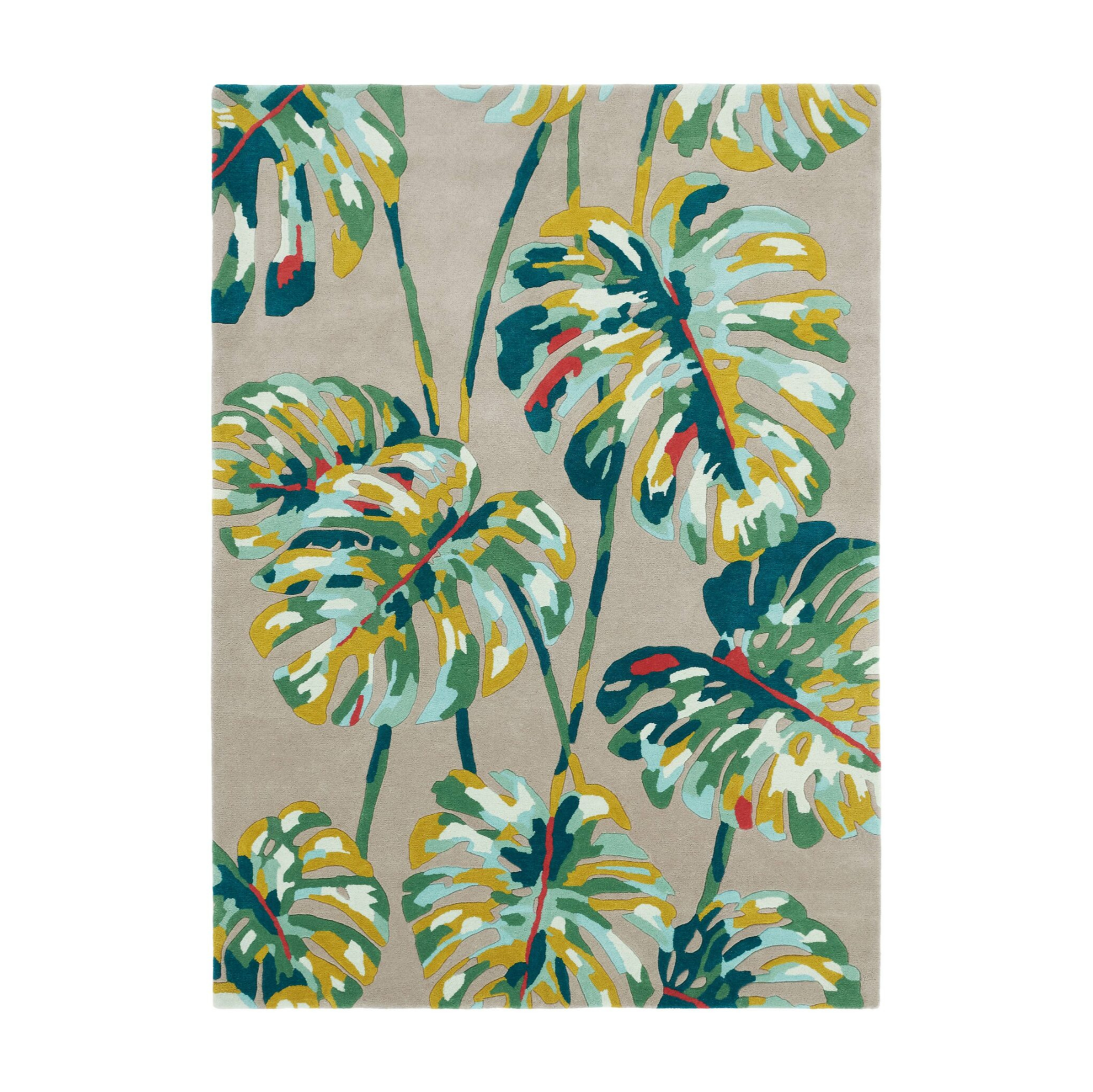 KELAPA ZEST Teppich grau-beige