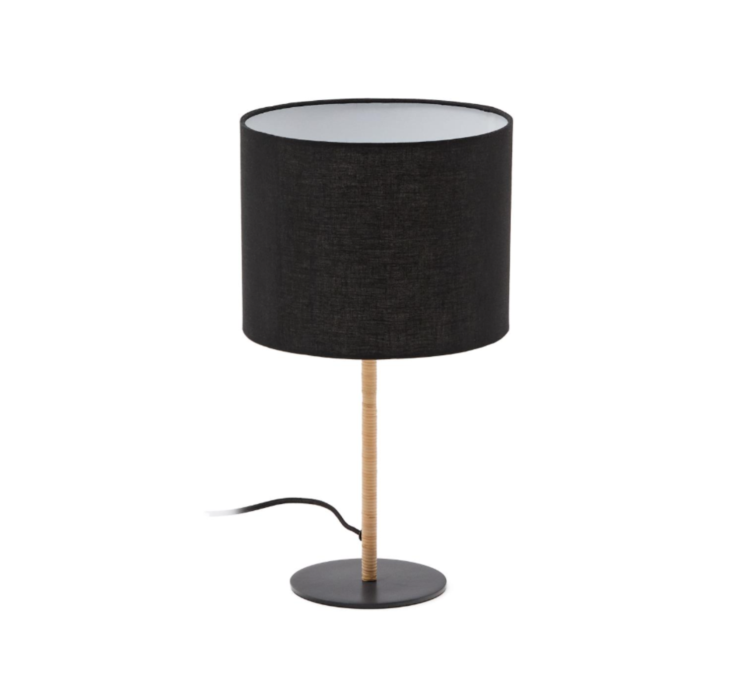 Pina black table lamp