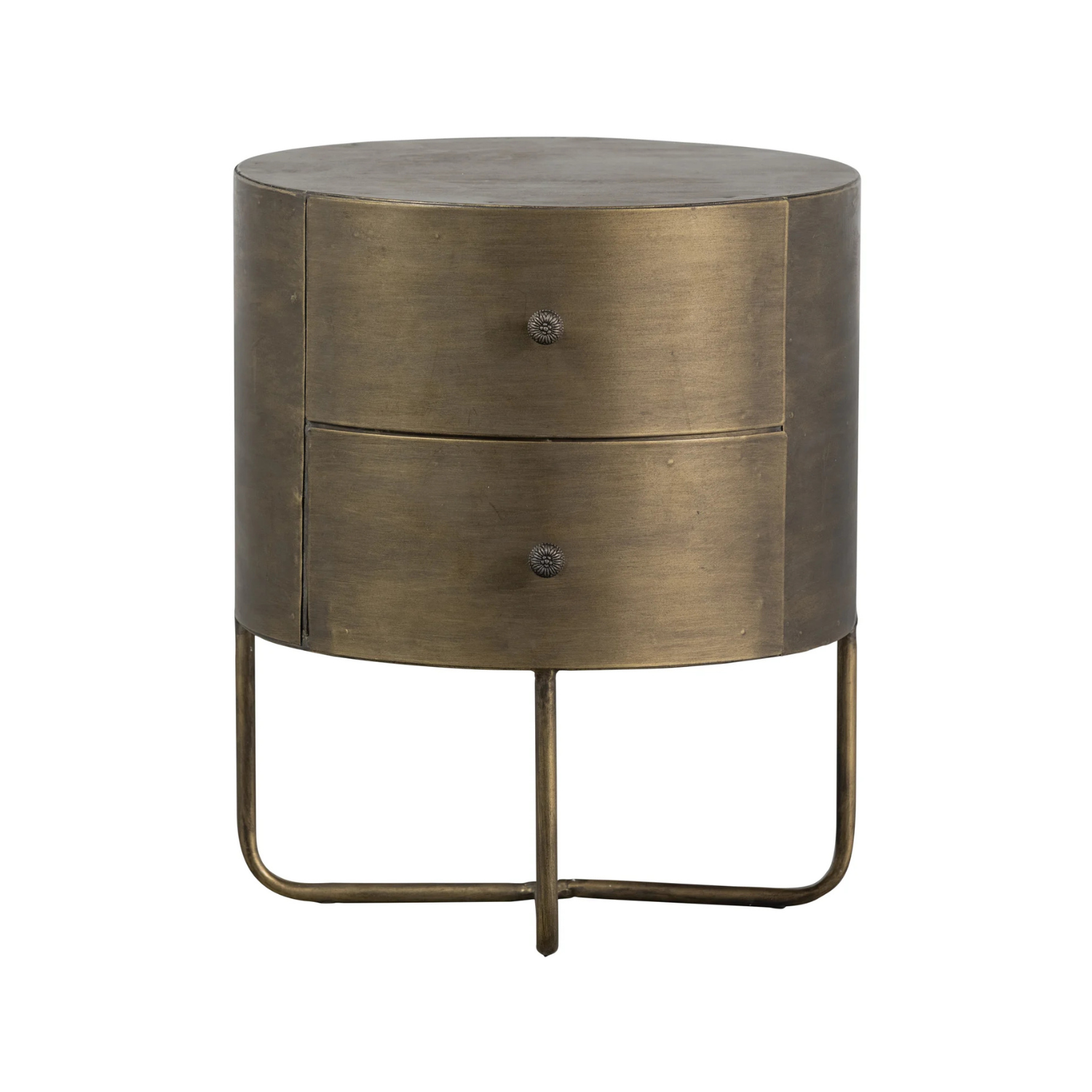 Glossy brass cabinet