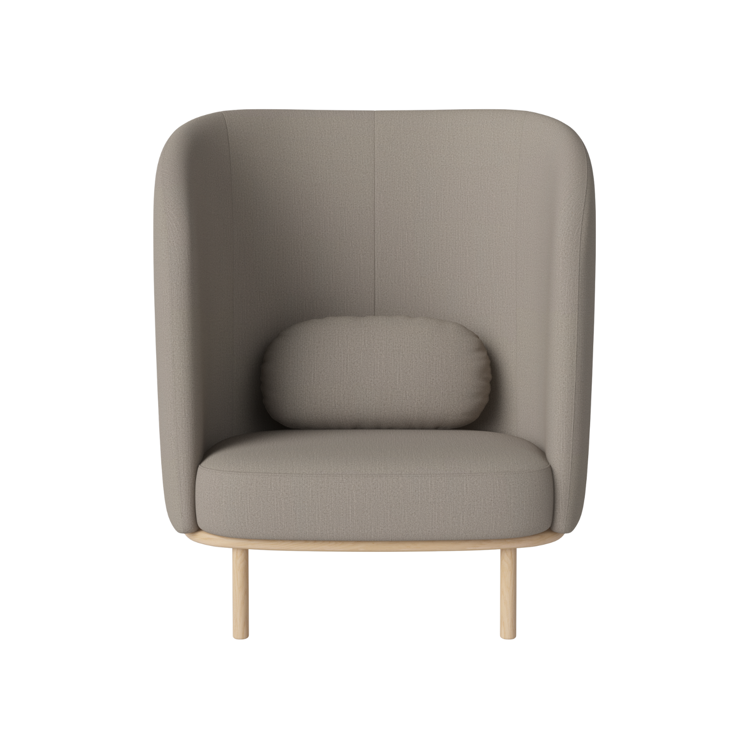 FUUGA Armchair Nesting base of bleached oak wood