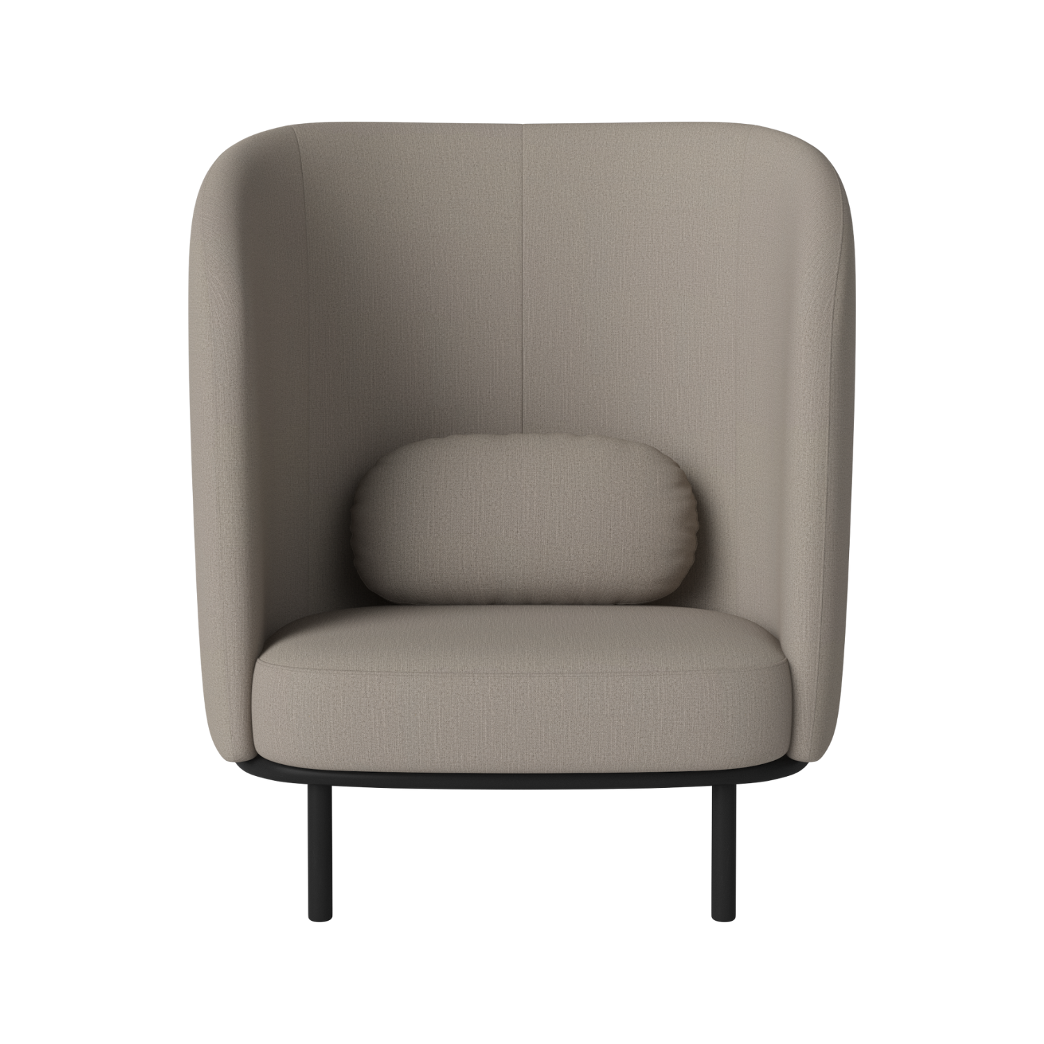 FUUGA Nesting armchair base of black oak