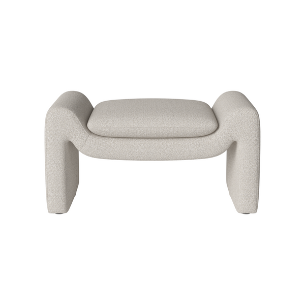 Upholstered MIELO footrest