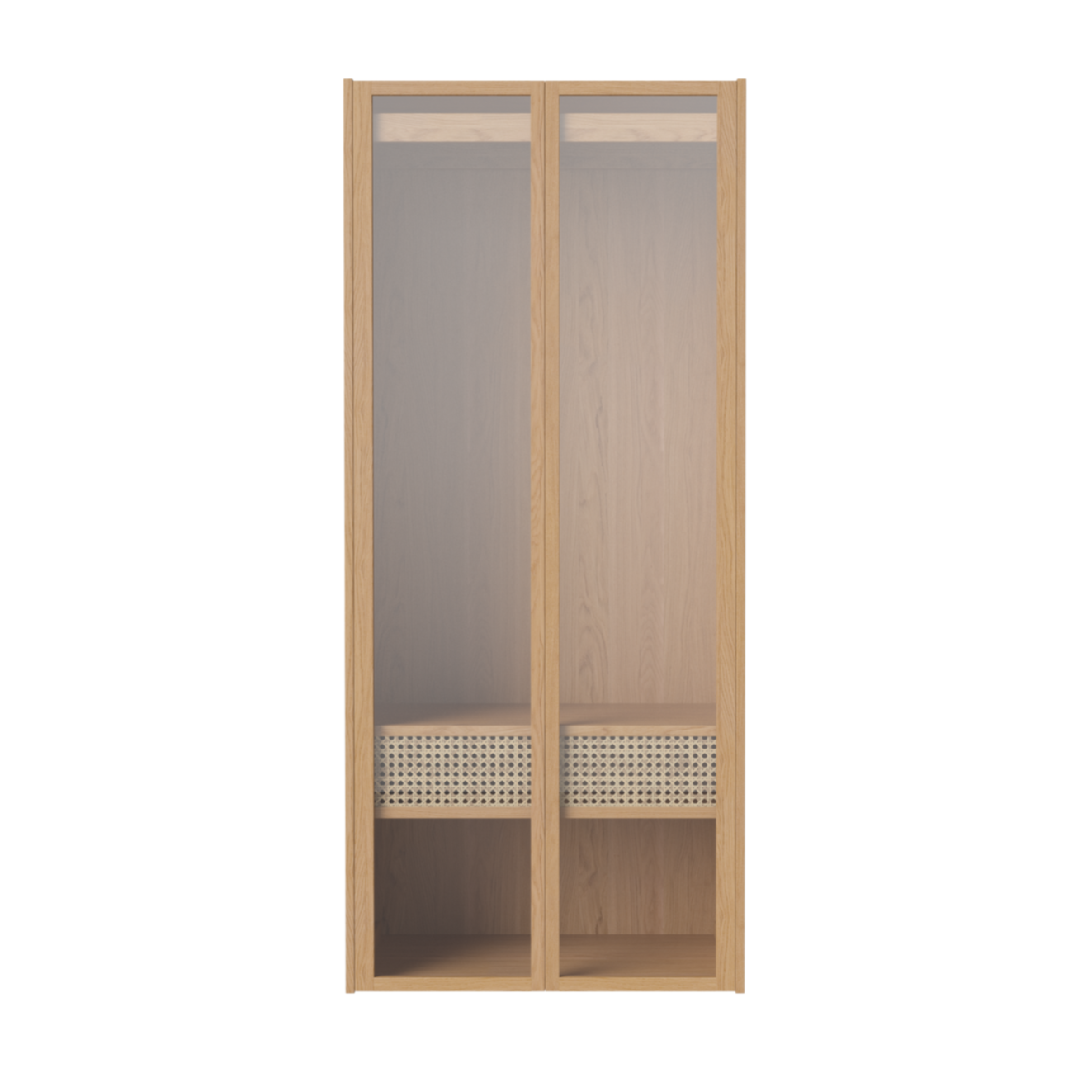 Wandgarderobe Kana Eiche Holz