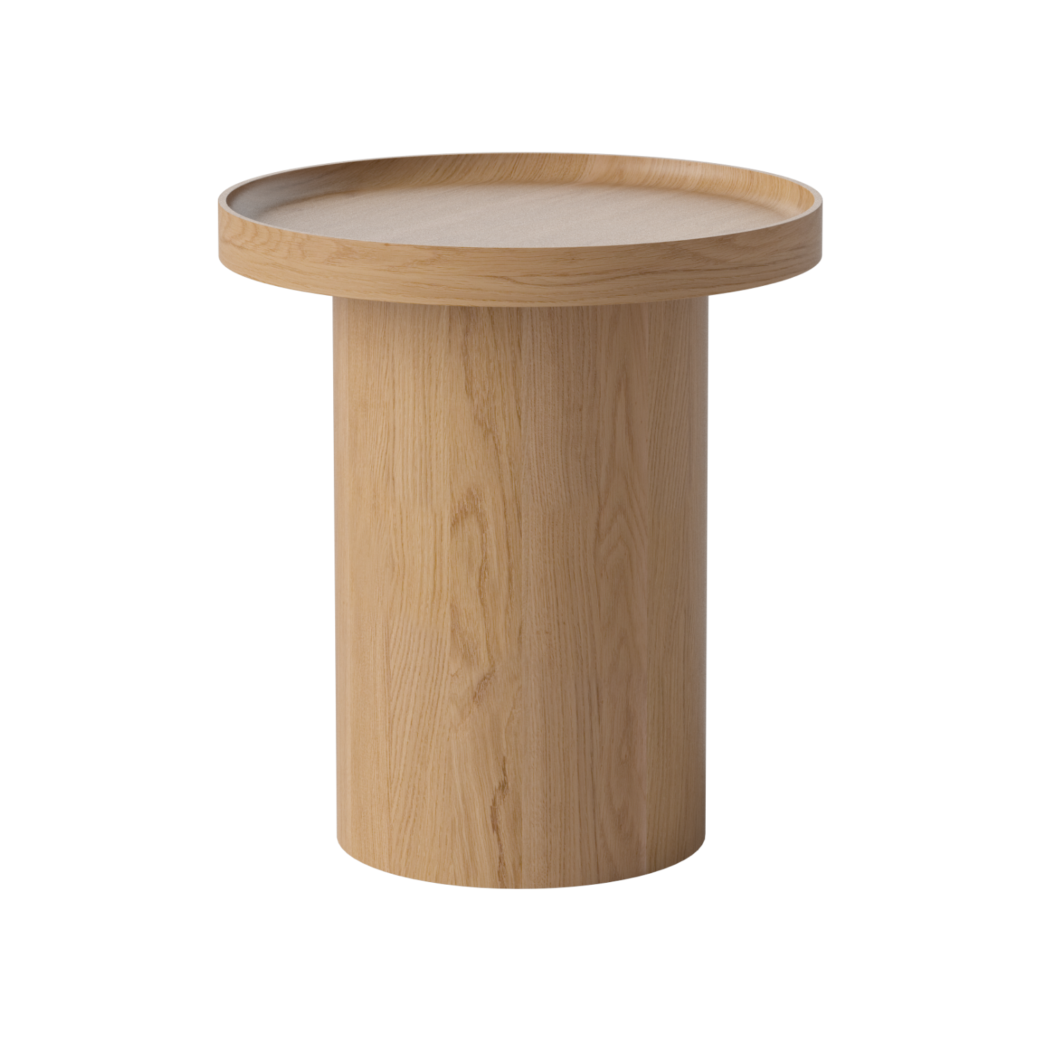 Side table plateau oak wood