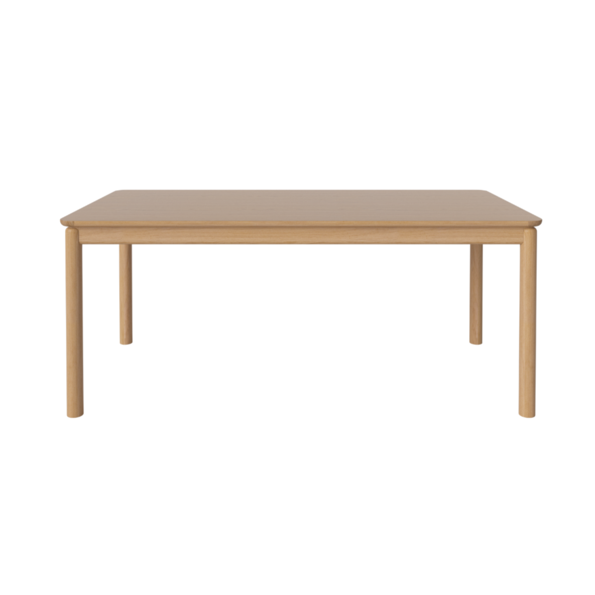 Ronya table, oak veneer with an oak base