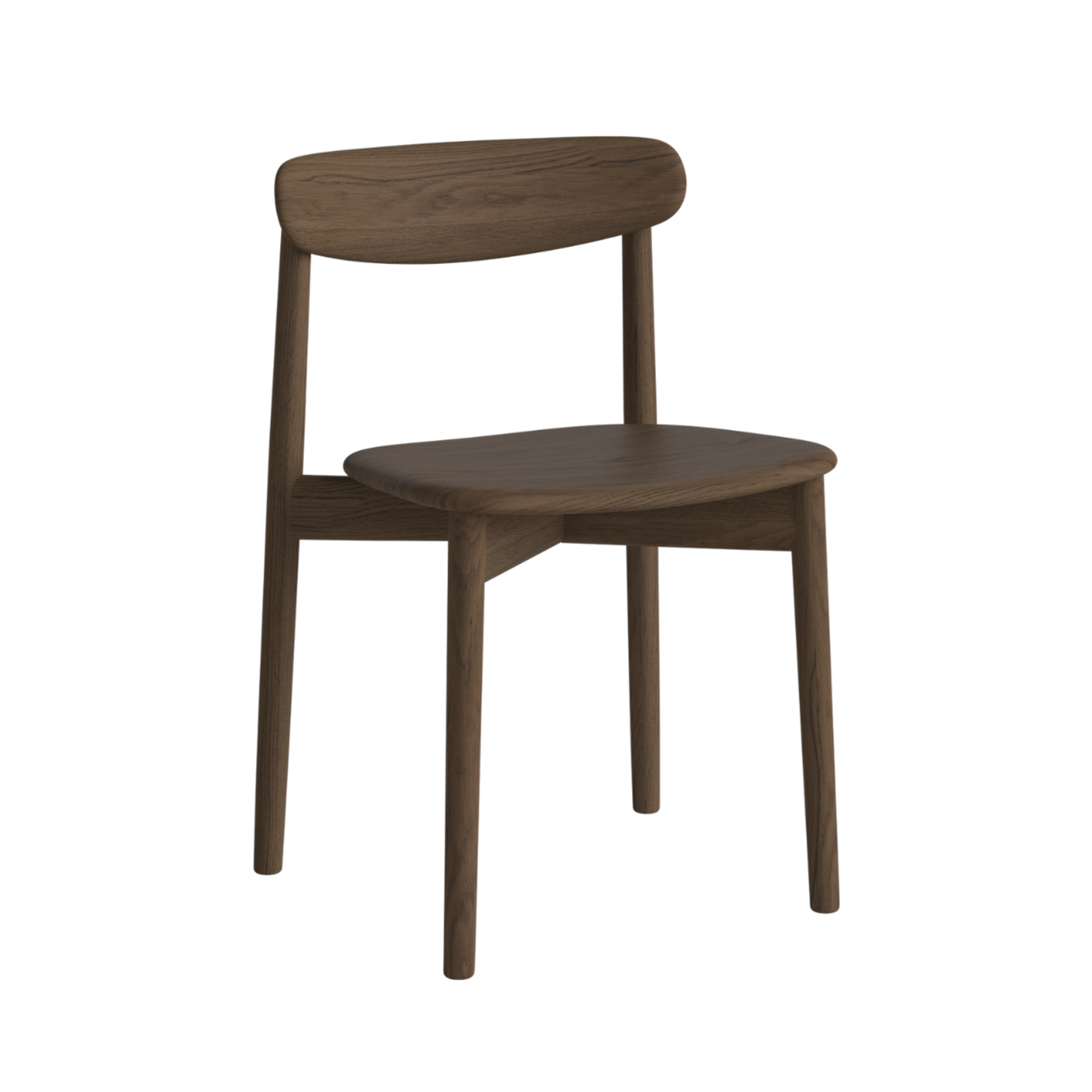 Merge chair dark oak wood