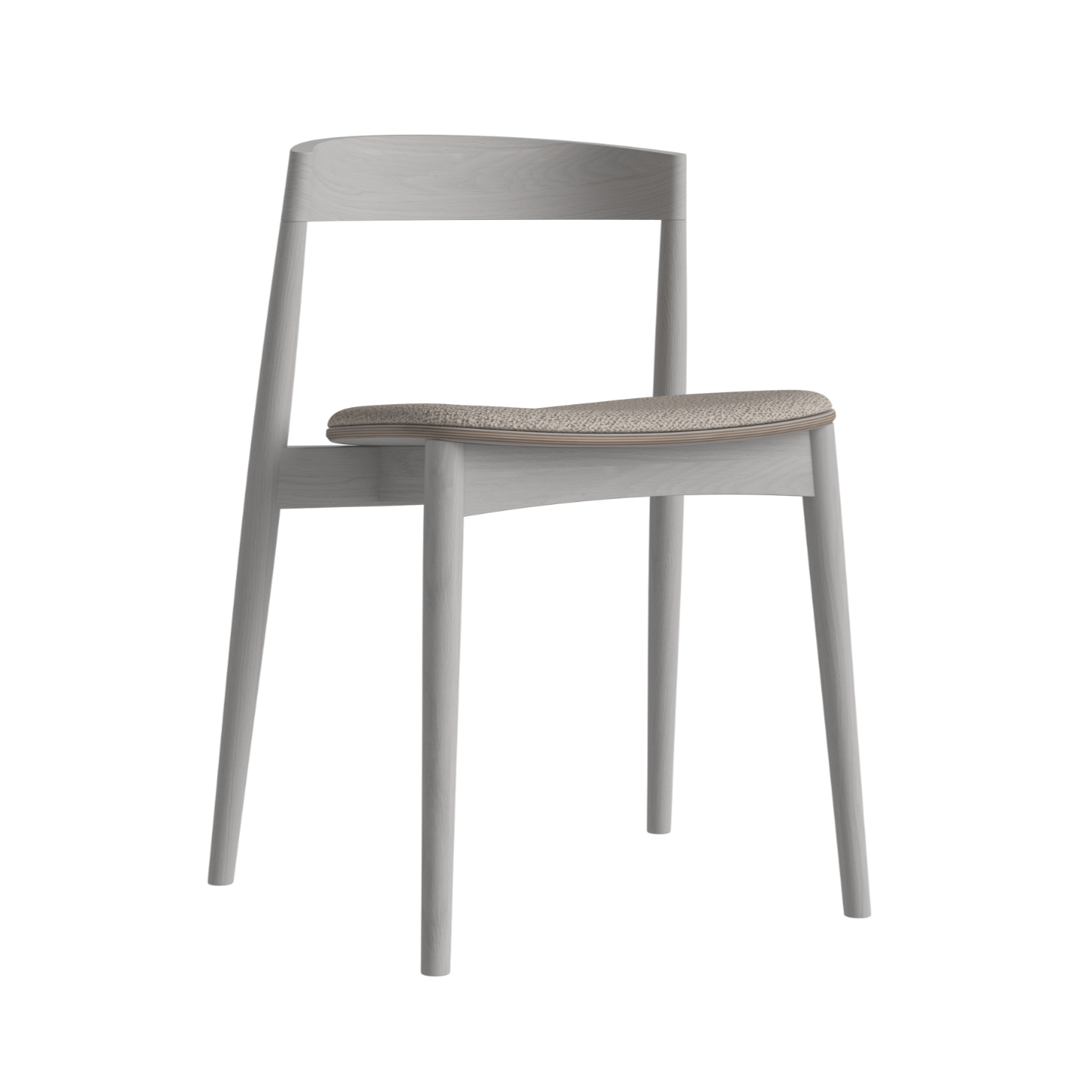 Kite upholstered chair with a gray base