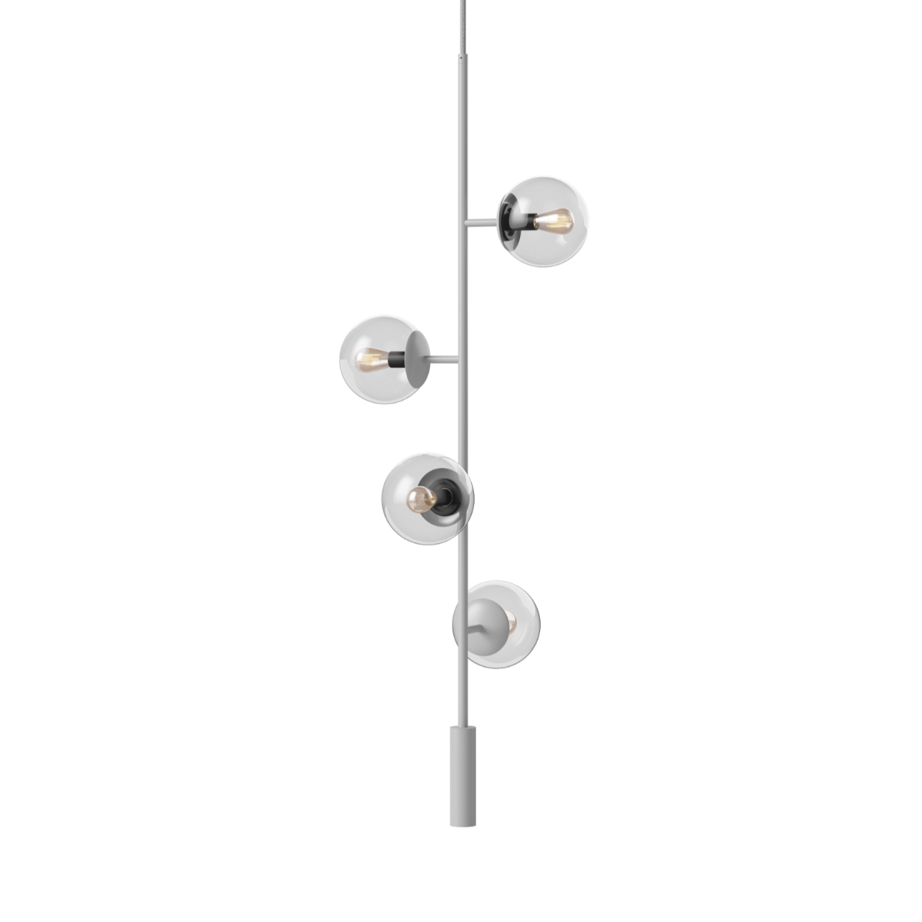 Hanging Lamp Orb Lounge Grau