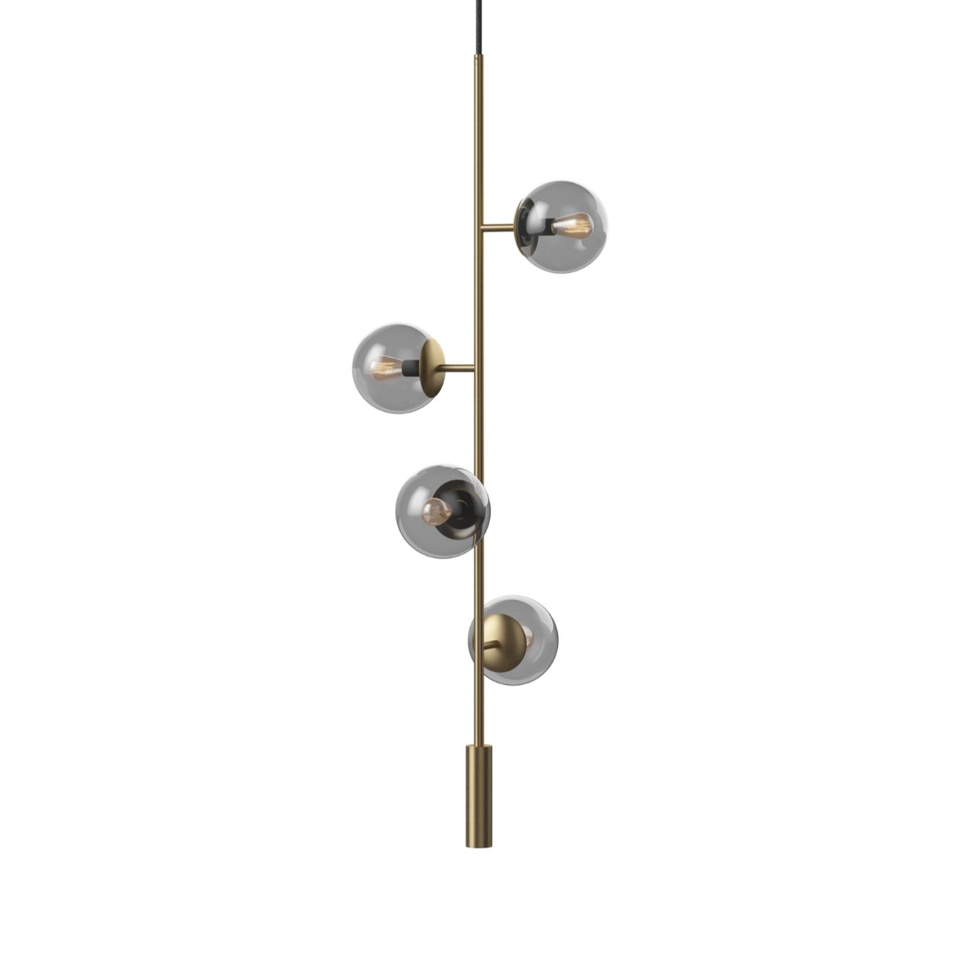 Hanging Lamp Orb Lounge Altes Messing