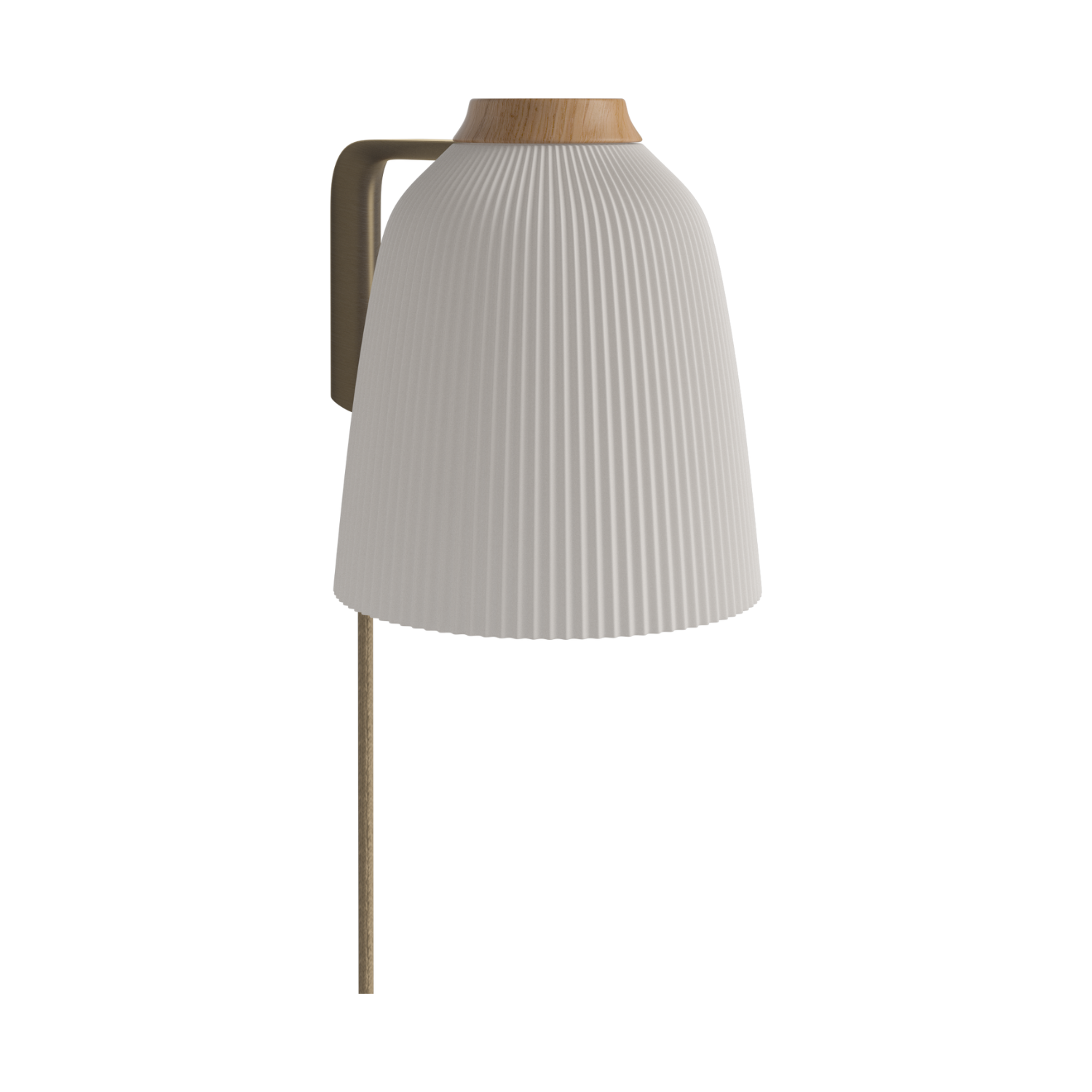 Campa -Wandlampe mit altem Messing