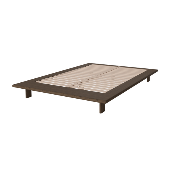 Haven bed dark oak wood