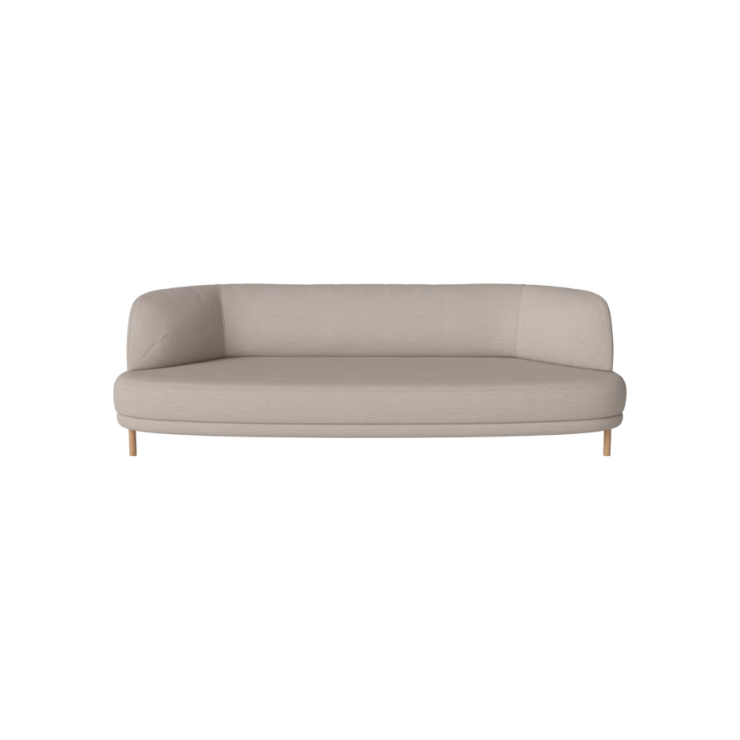 Grace 3-Person-Sofa-Basis aus Eichenholz