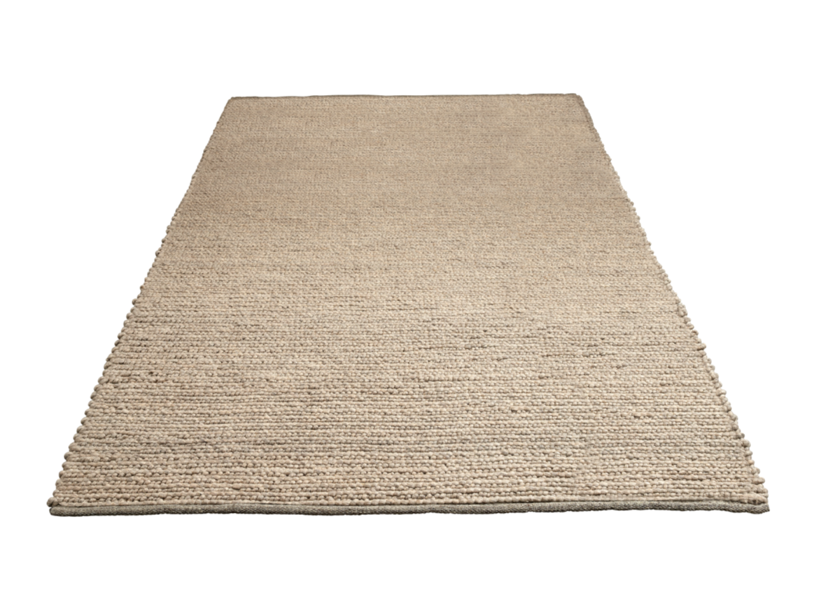 Funo dunkler beige Teppich