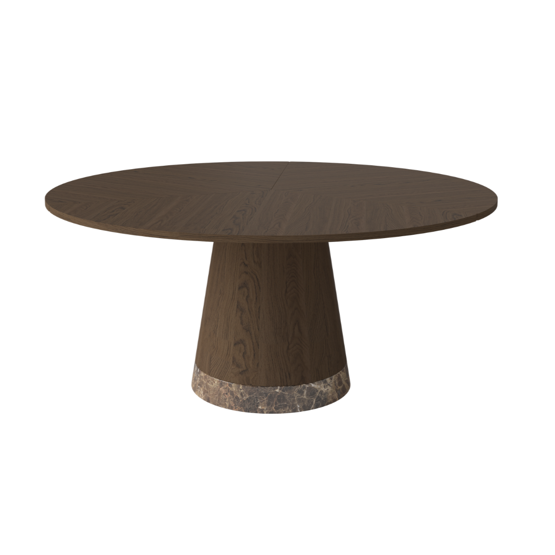 Piro table dark oak veneer