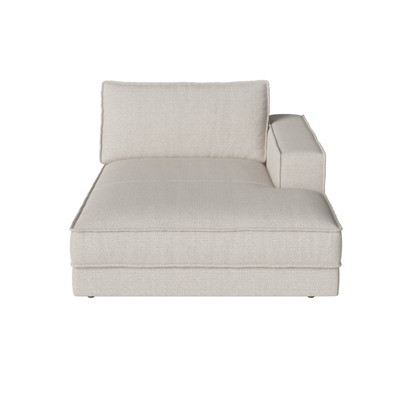 Noora Modulare Sofa - rechts den Handantenhandel mit einer dunklen Basis