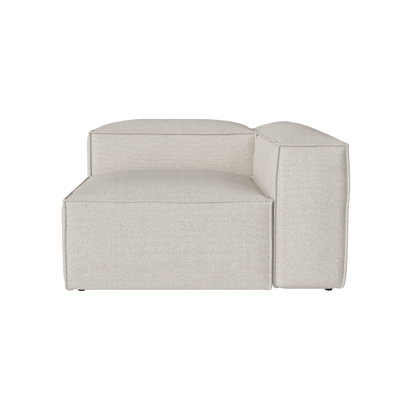 Cosima modulares Sofa - rechts gepolstertes Modul mit rechtsem Handel