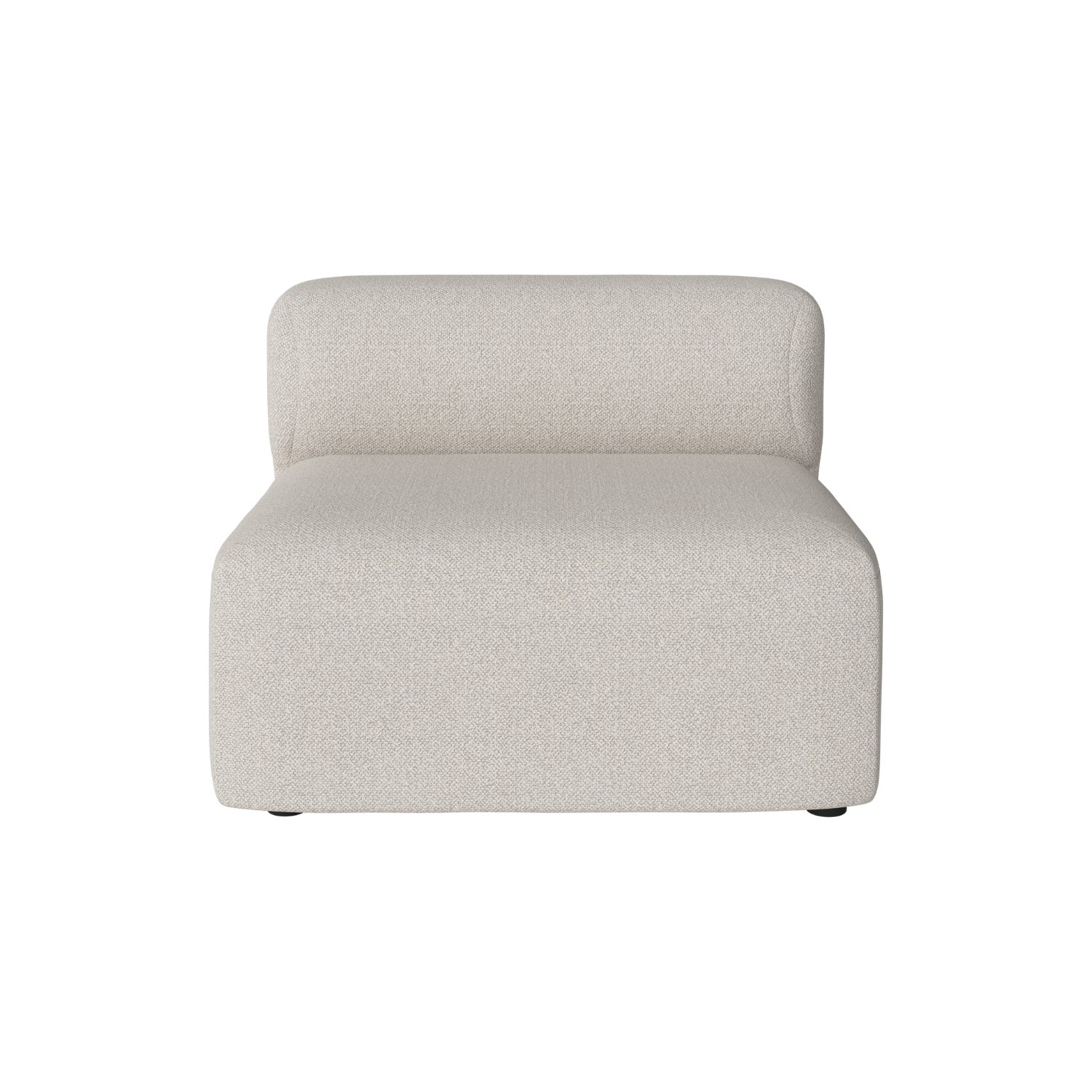 Angle modular sofa - Central upholstered module