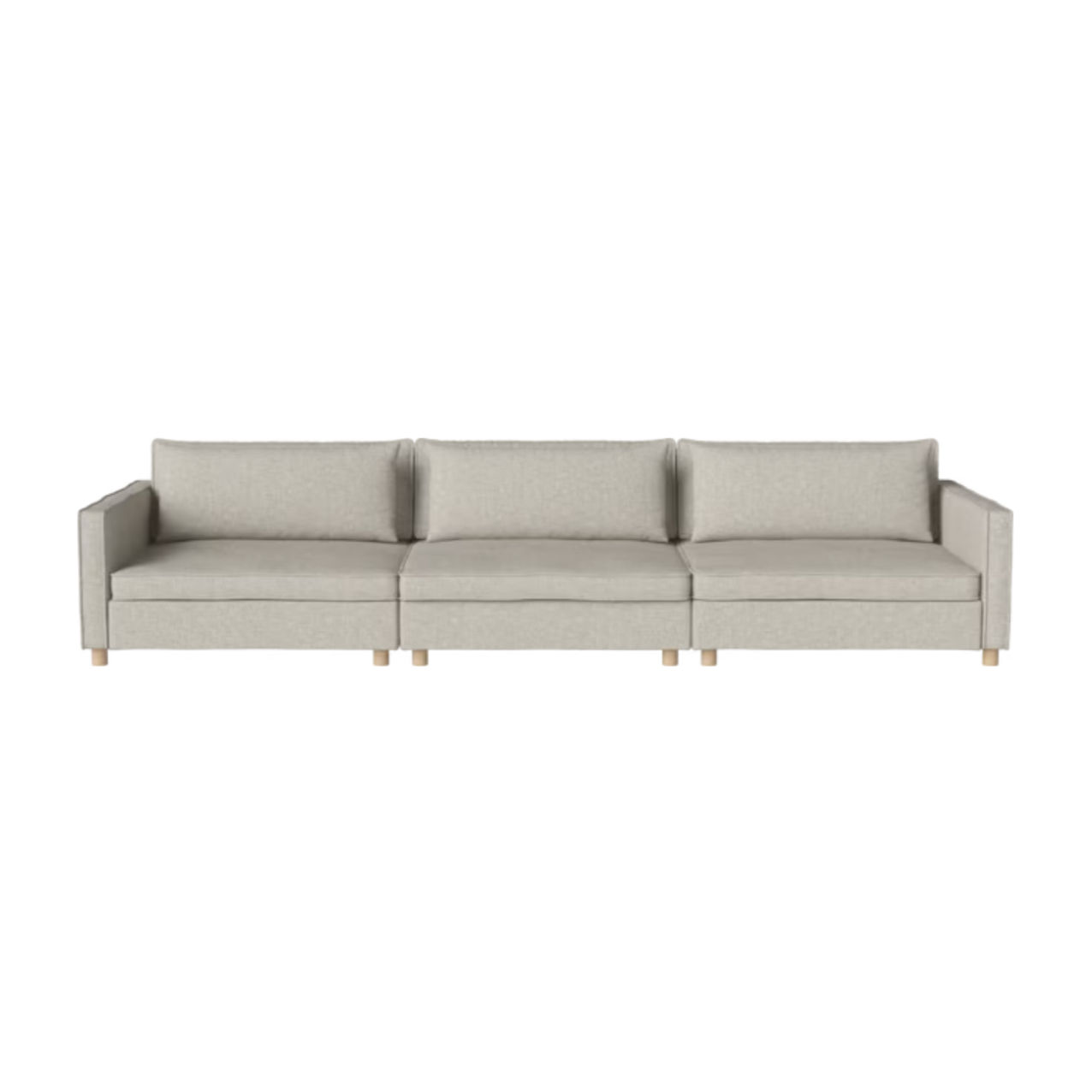 3-module sofa raspberry white base