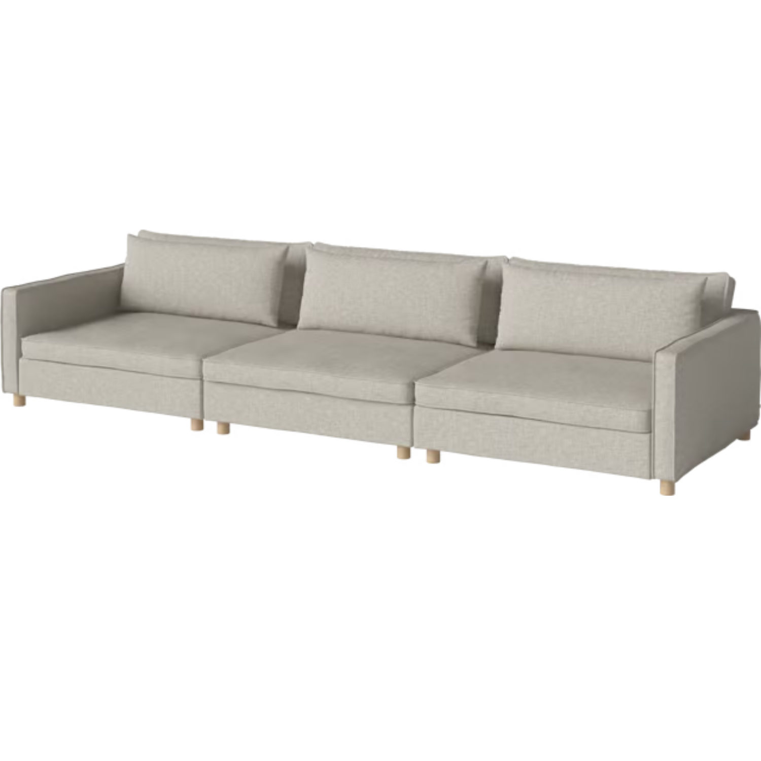 3-Modul-Sofa-Himbeer-weiße Basis