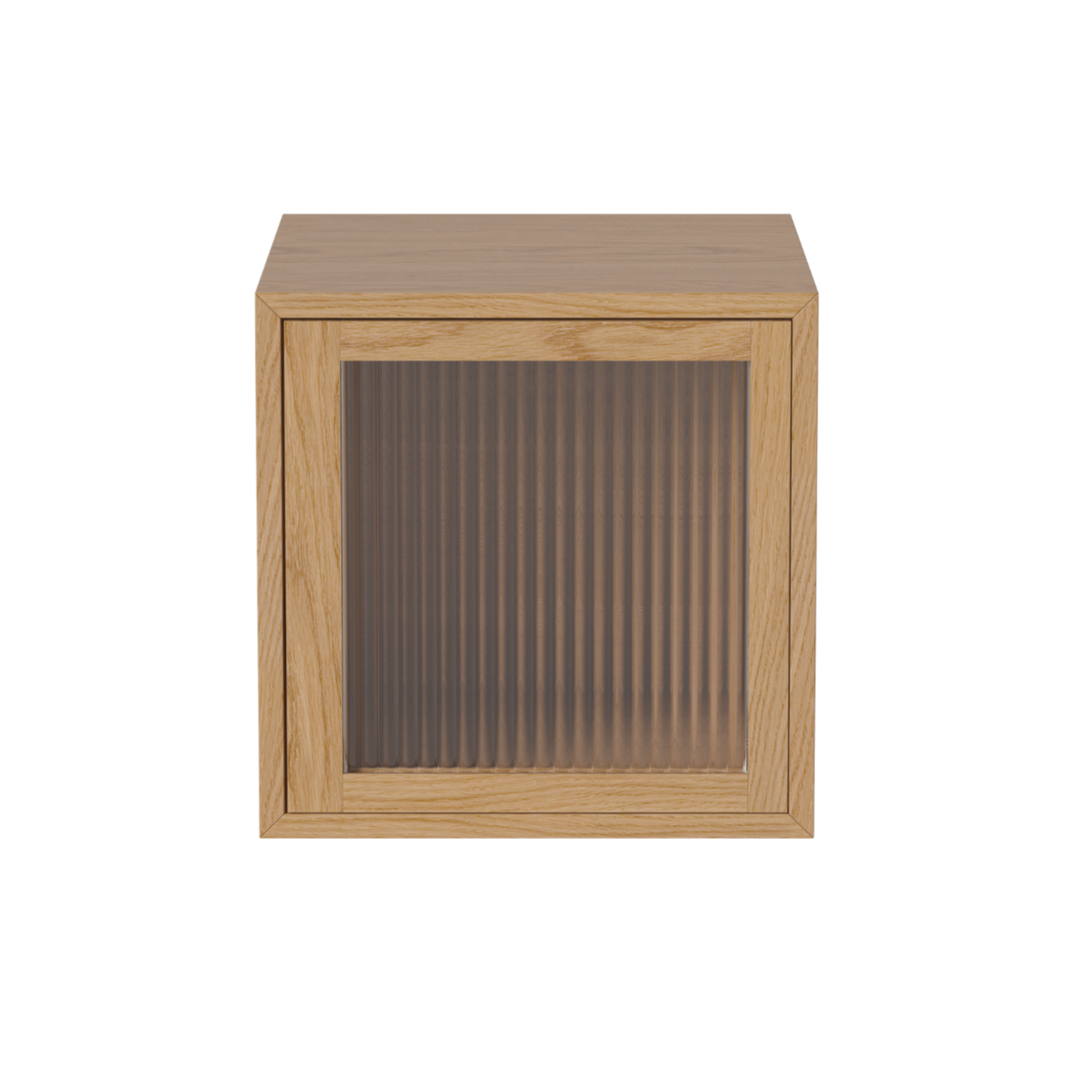 Case cabinet - single oak veneer module