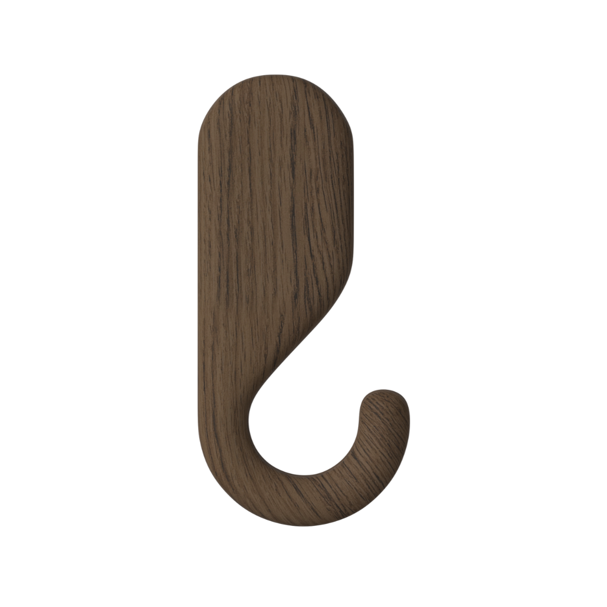 Wall hook Nob dark oak wood