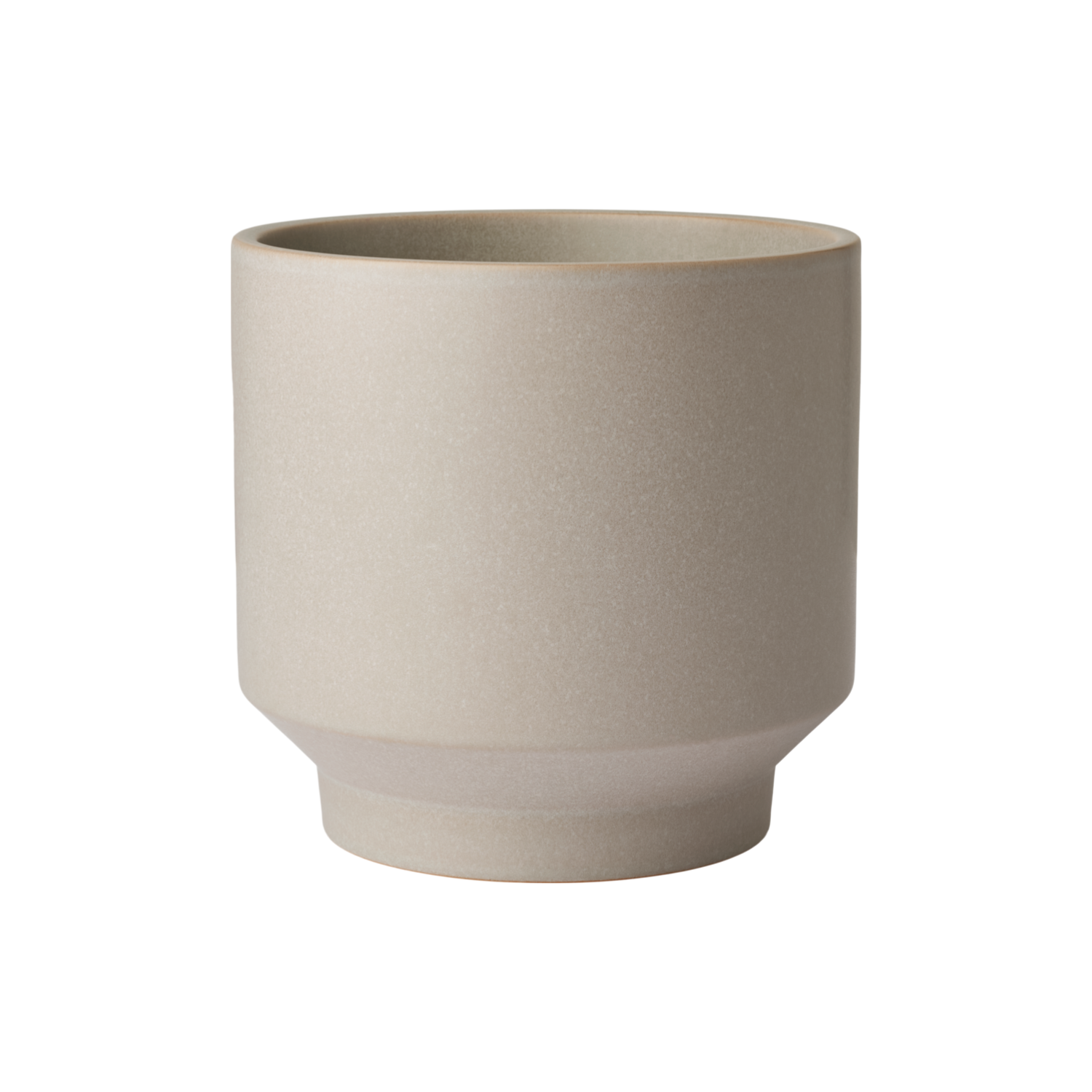 Gap pot beige ceramics