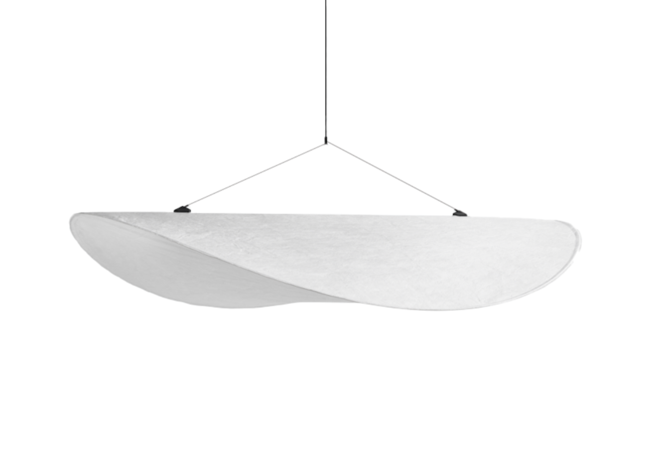 White tense hanging lamp