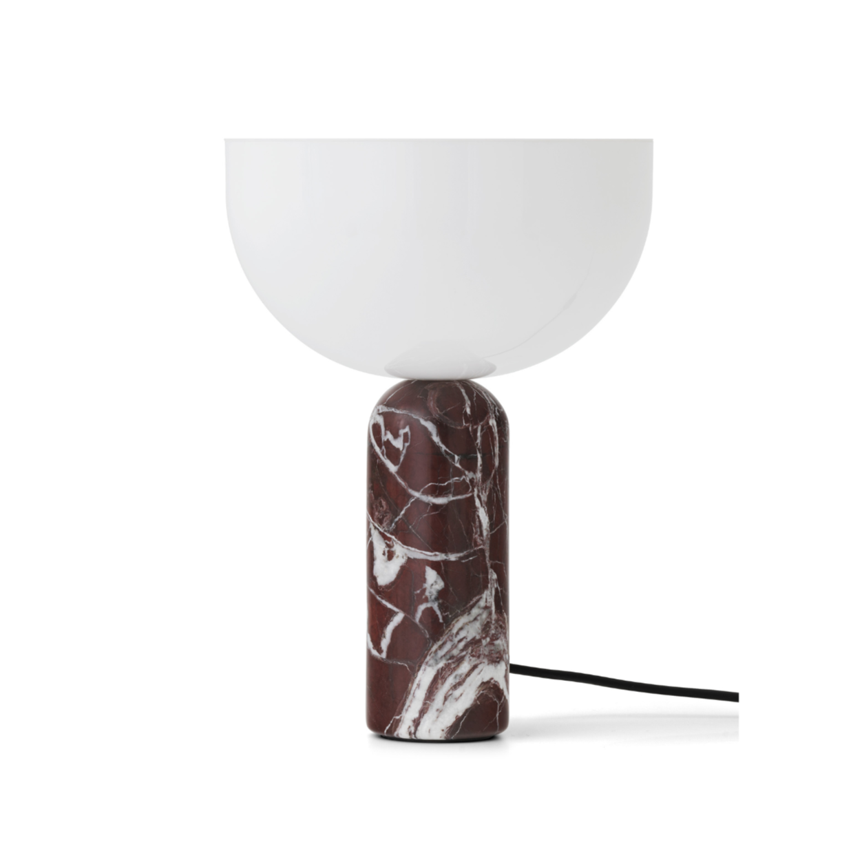 Kizu table lamp burgundy marble