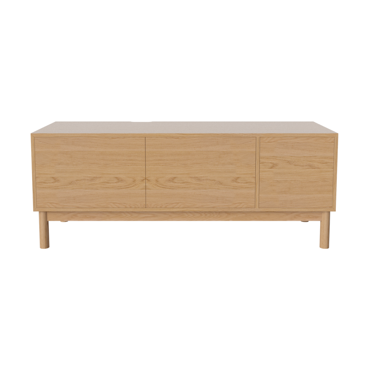 RTV cabinet case oak veneer