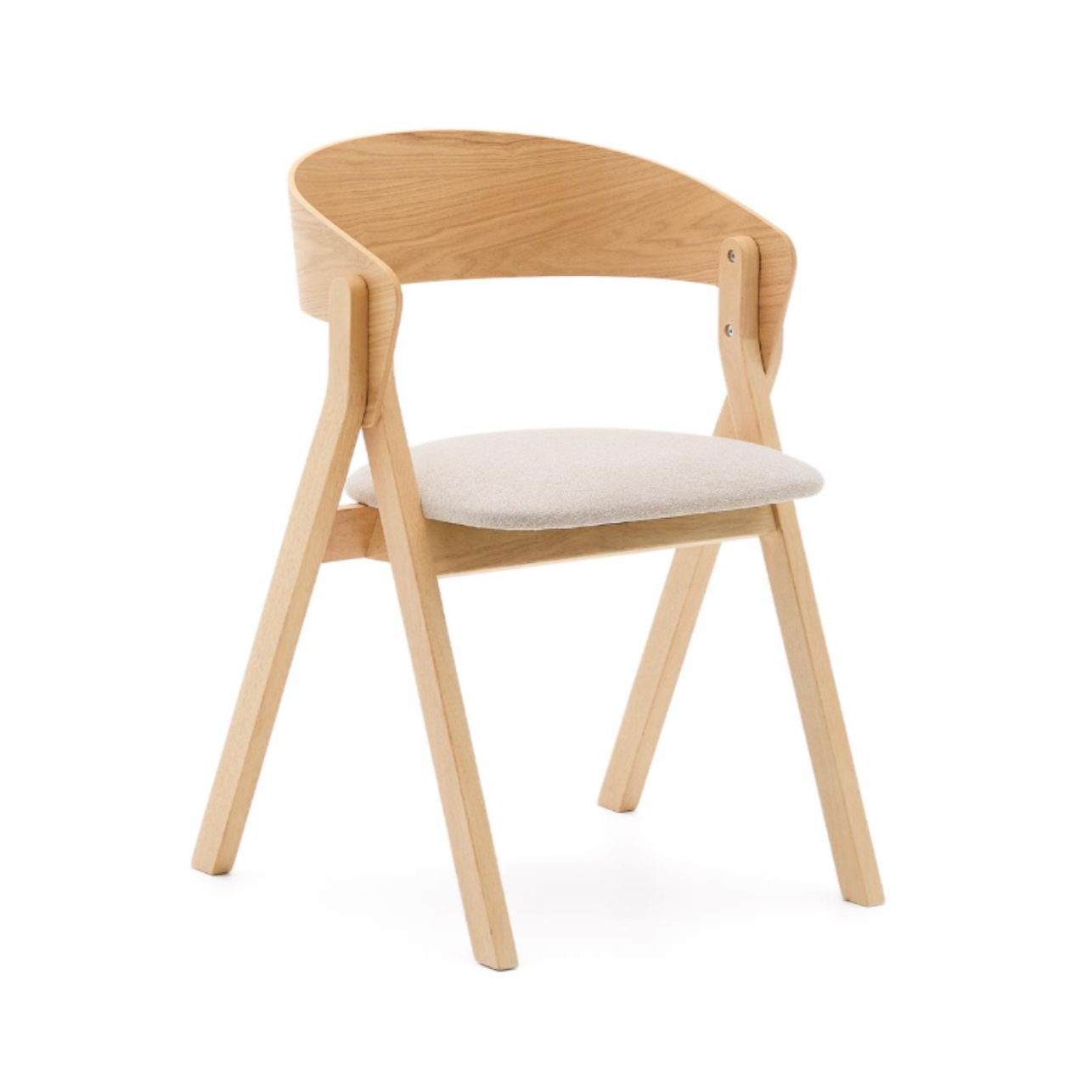 Chair Godia veneer ash with a bright finish