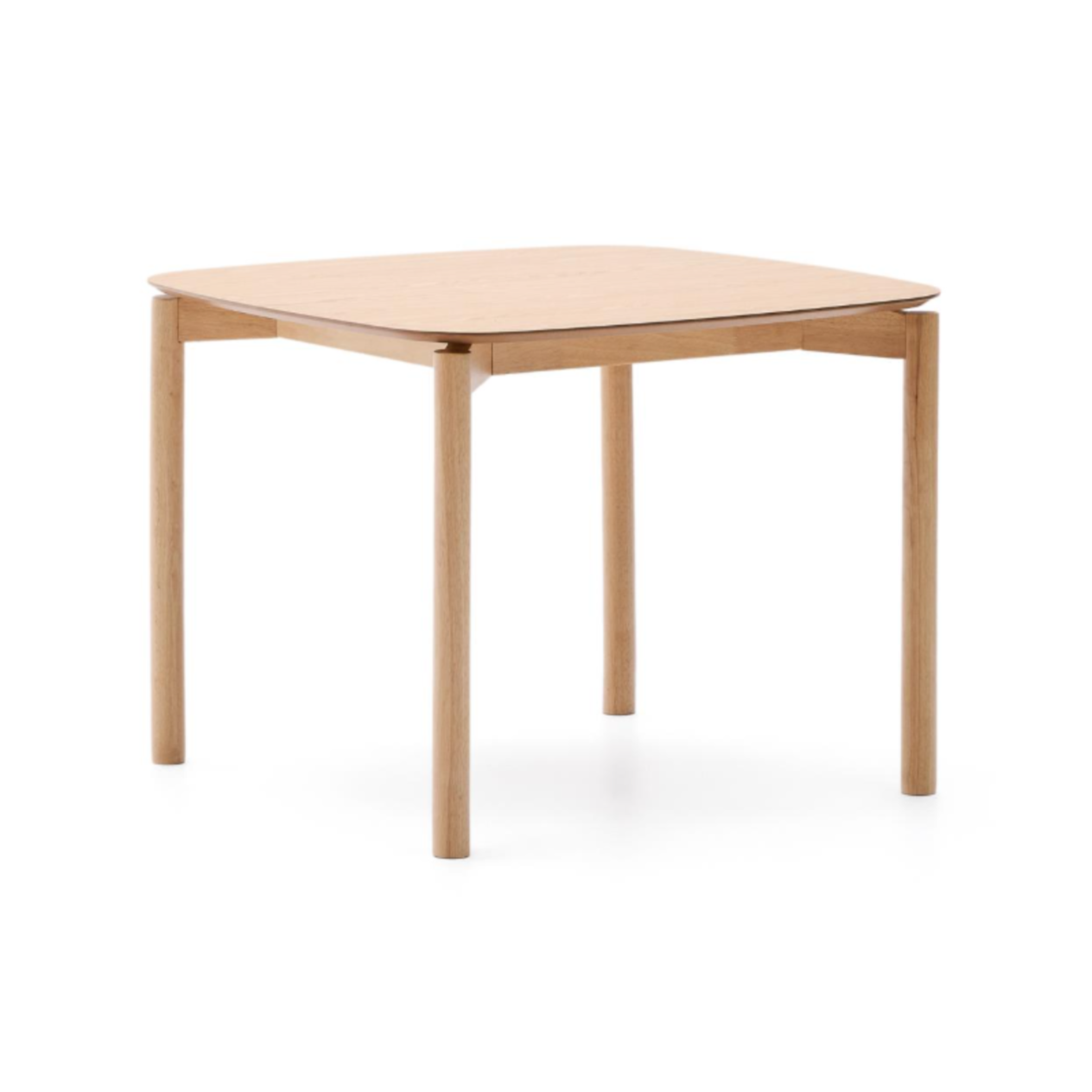 Square table India veneer ash