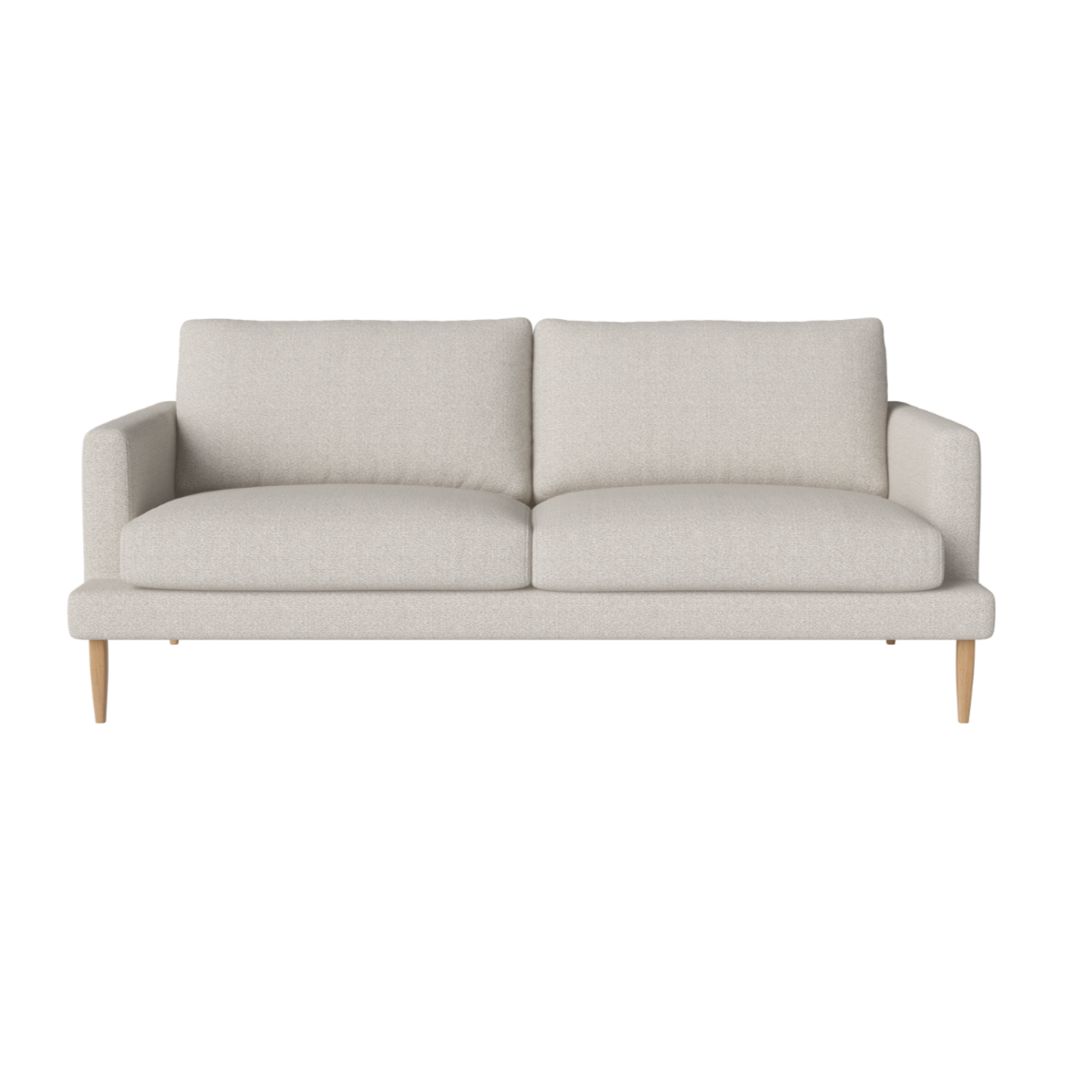 2,5-Personen-Sofa Veneda Slim Oak Basis