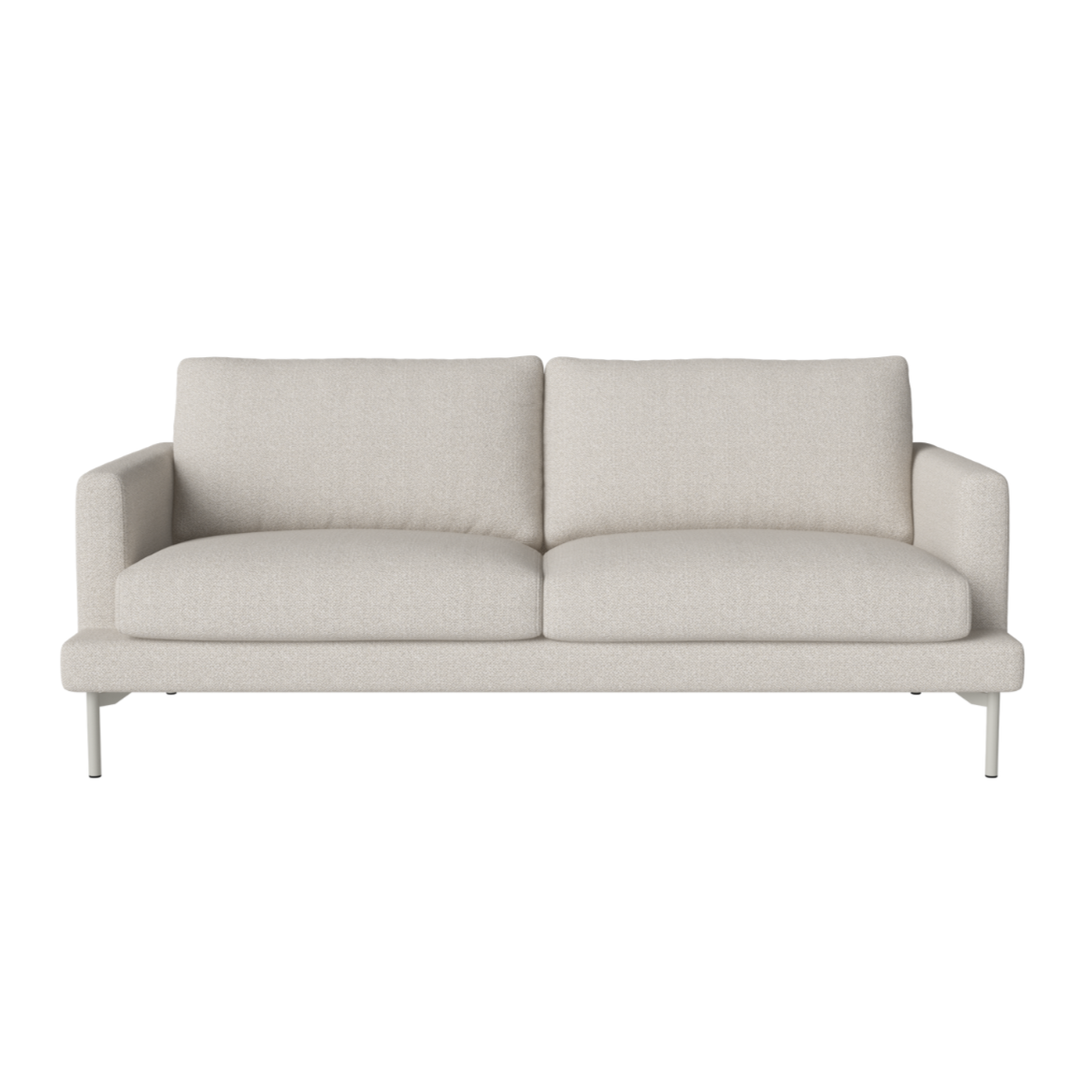 2,5-gesenktes Sofa Veneda Slim Grey Stahlbasis